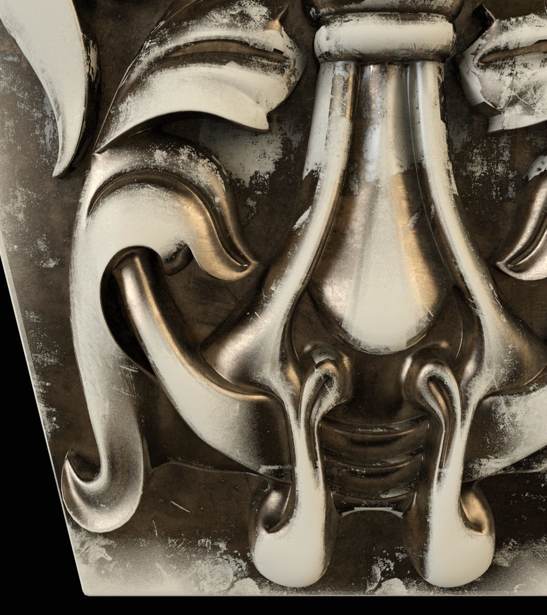 wall pier 3D print model_7