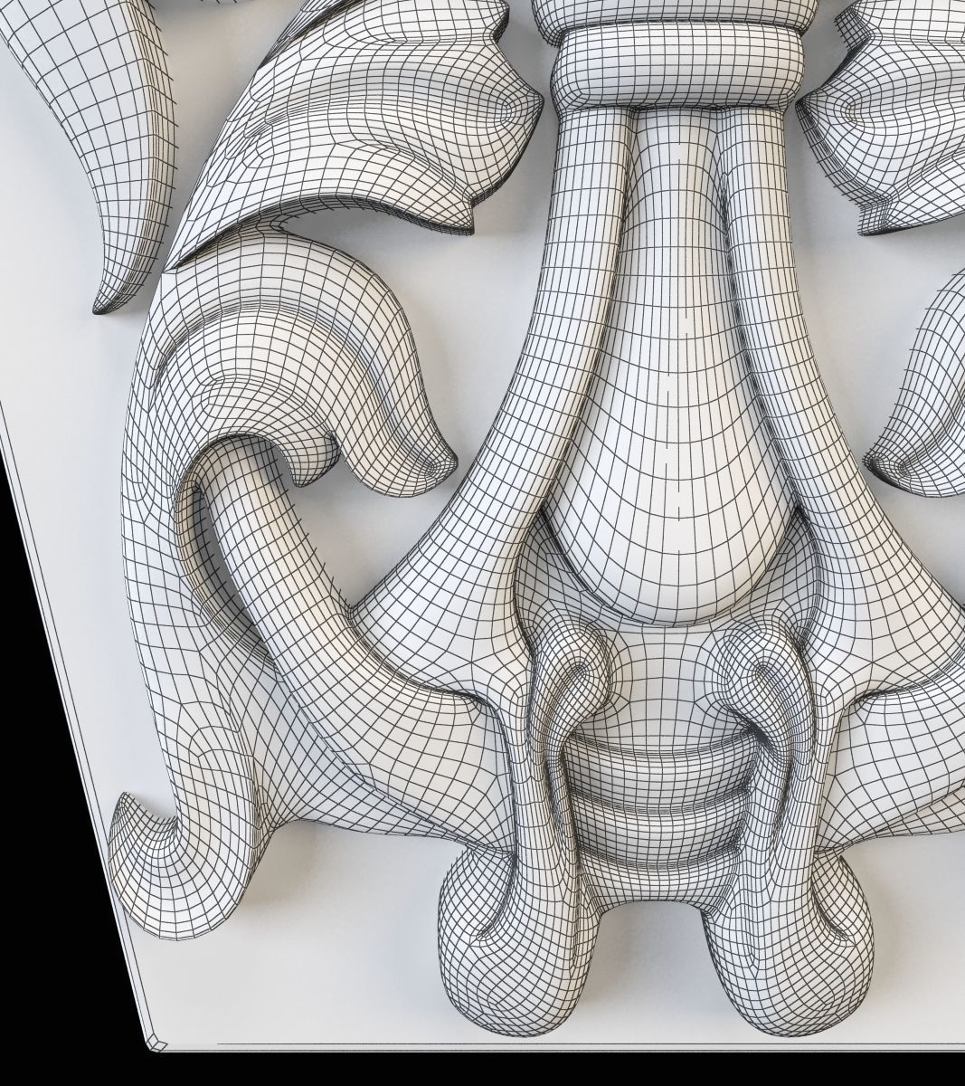 wall pier 3D print model_8