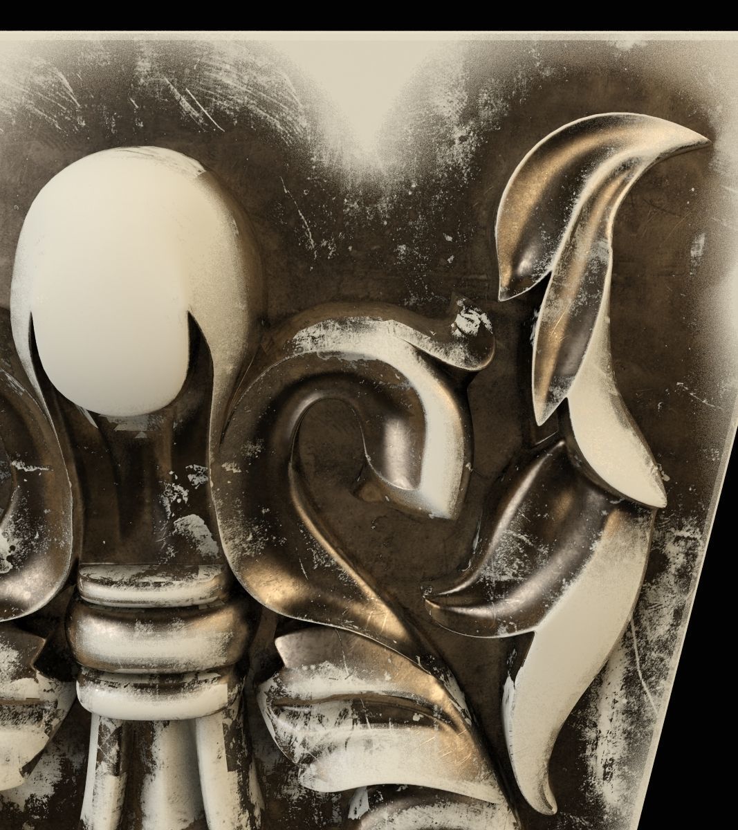 wall pier 3D print model_12