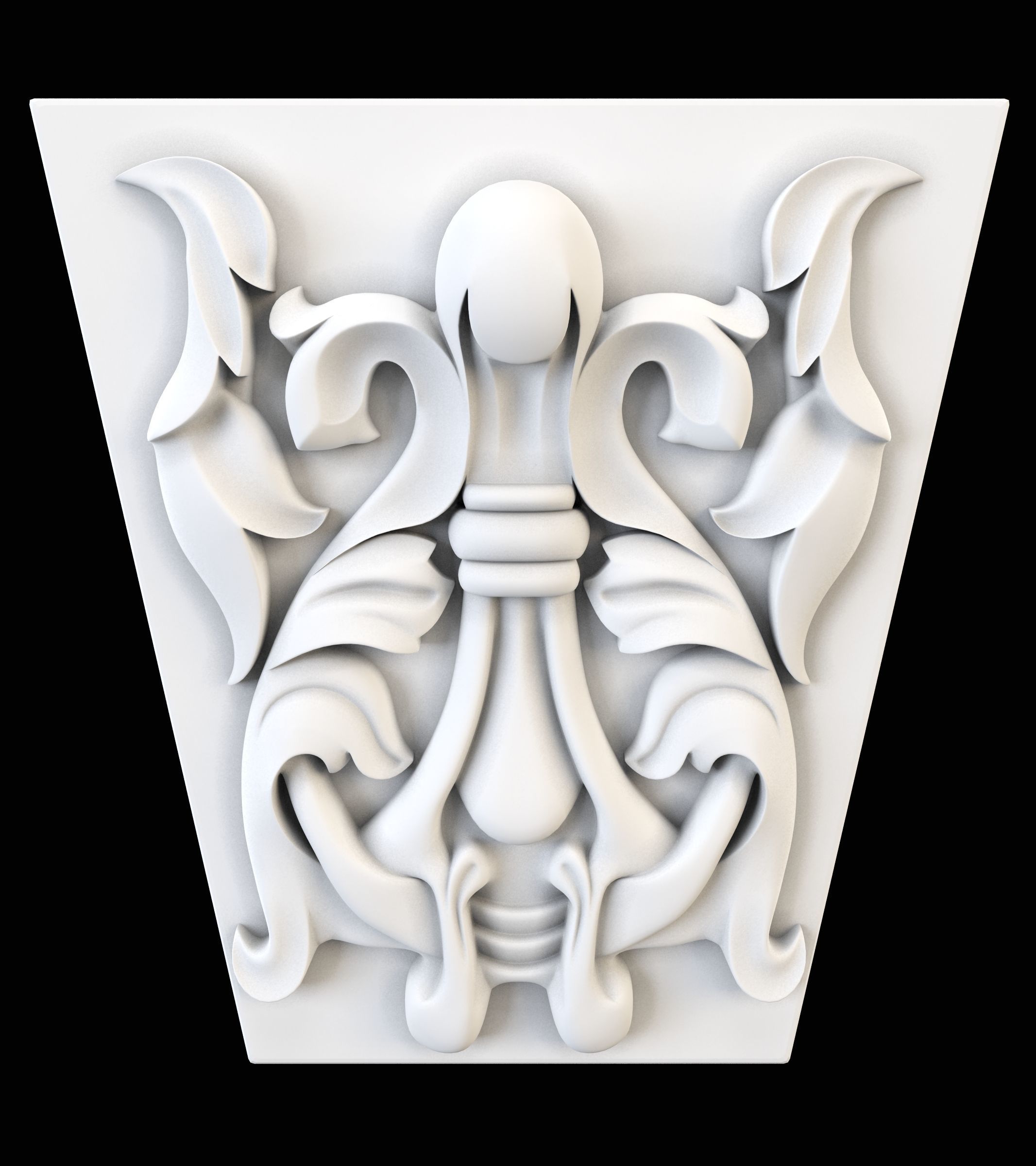 wall pier 3D print model_6