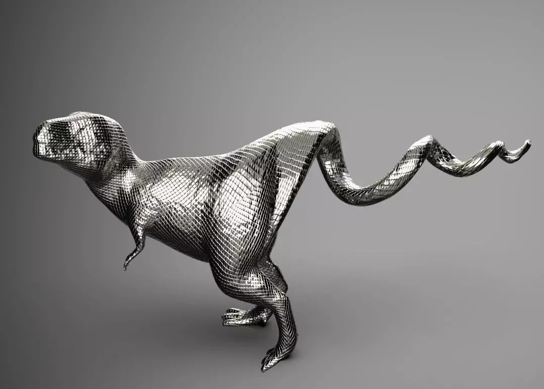 Raptor Bottle Opener Free low-poly 3D model_0