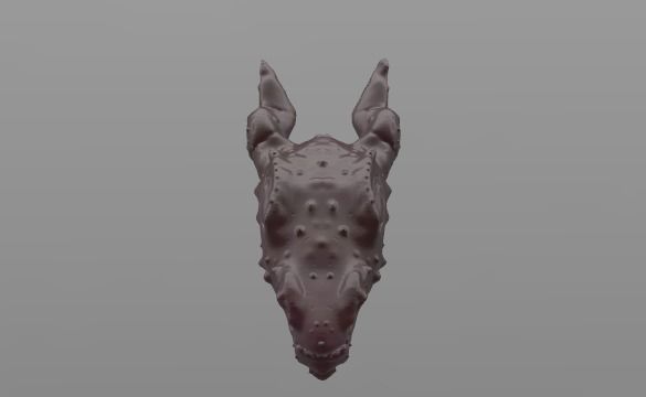 3D Printable Dragon Head Free 3D print model_1
