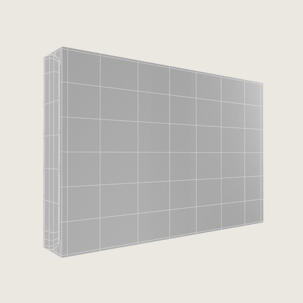 Allegra Allergy Medicine Low-poly 3D model_3