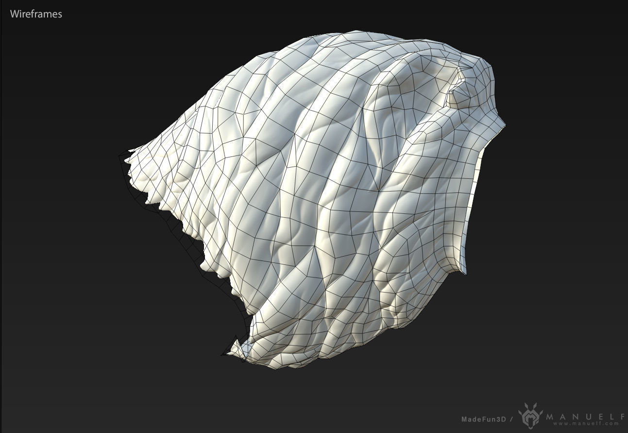 3D Lion Low-poly 3D model_11