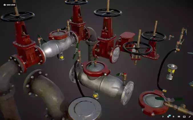 Backflow Water Pipe Constructor Low Poly Game
