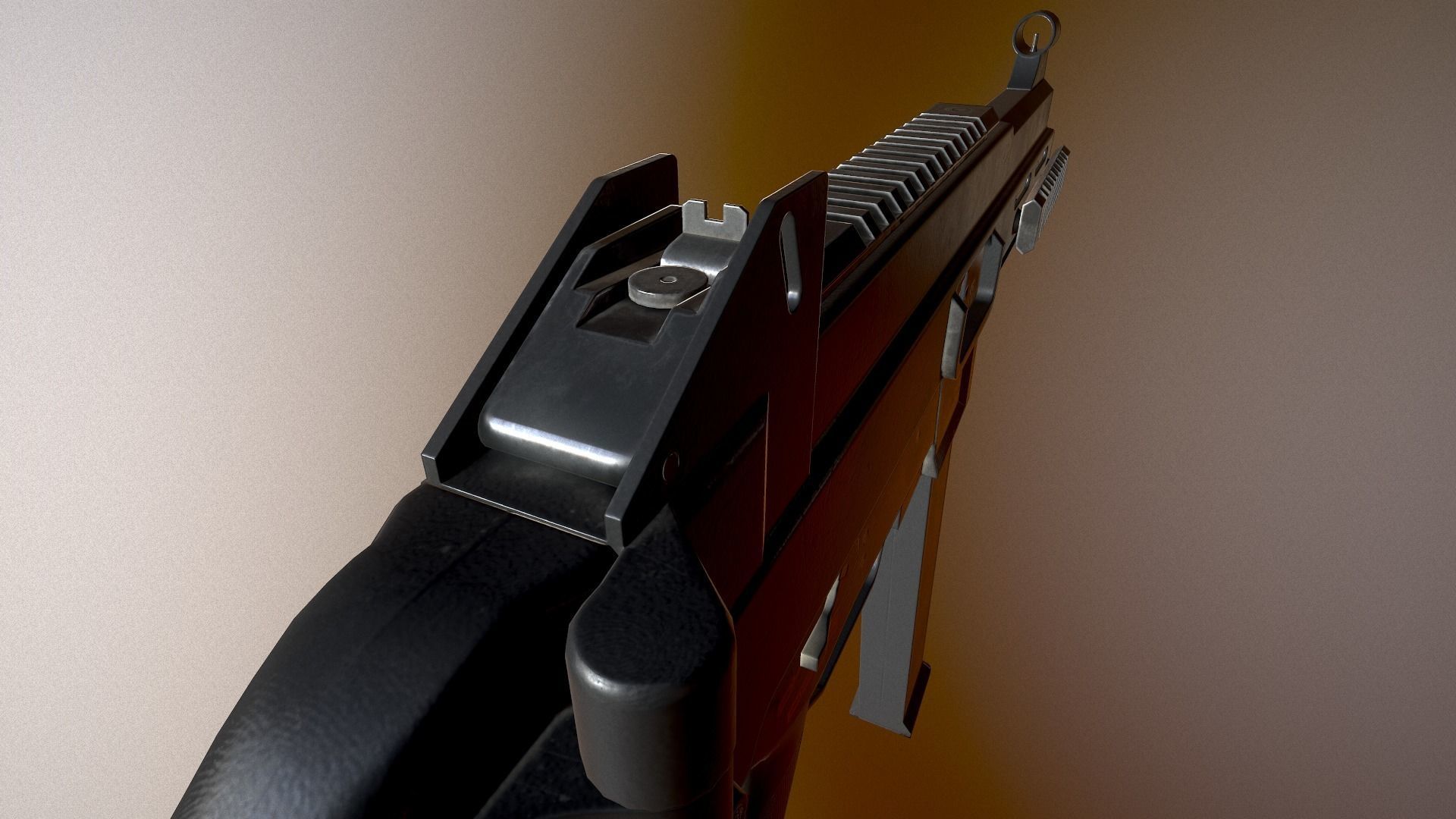 HK UMP-45 Low-poly 3D model_6