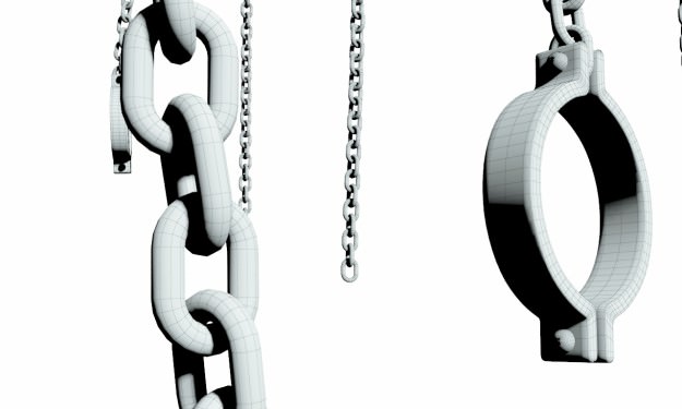 Animated Chain 3D model_5