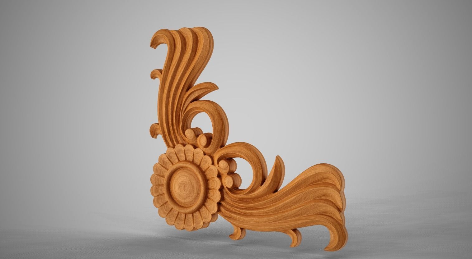 Corner Ornamental 3D print model_1