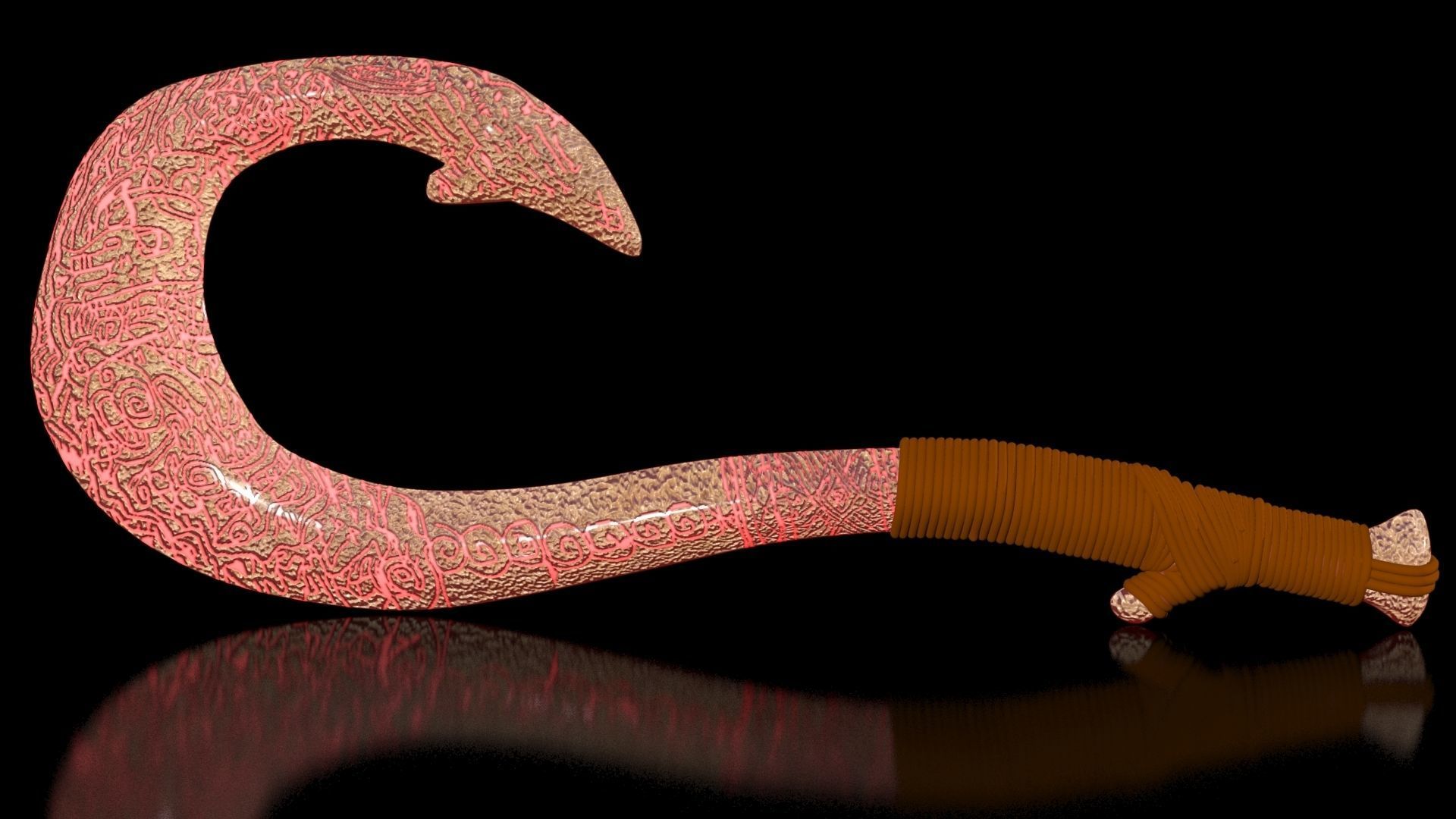 Maui Magical Hook High Quality Low-poly 3D model_1