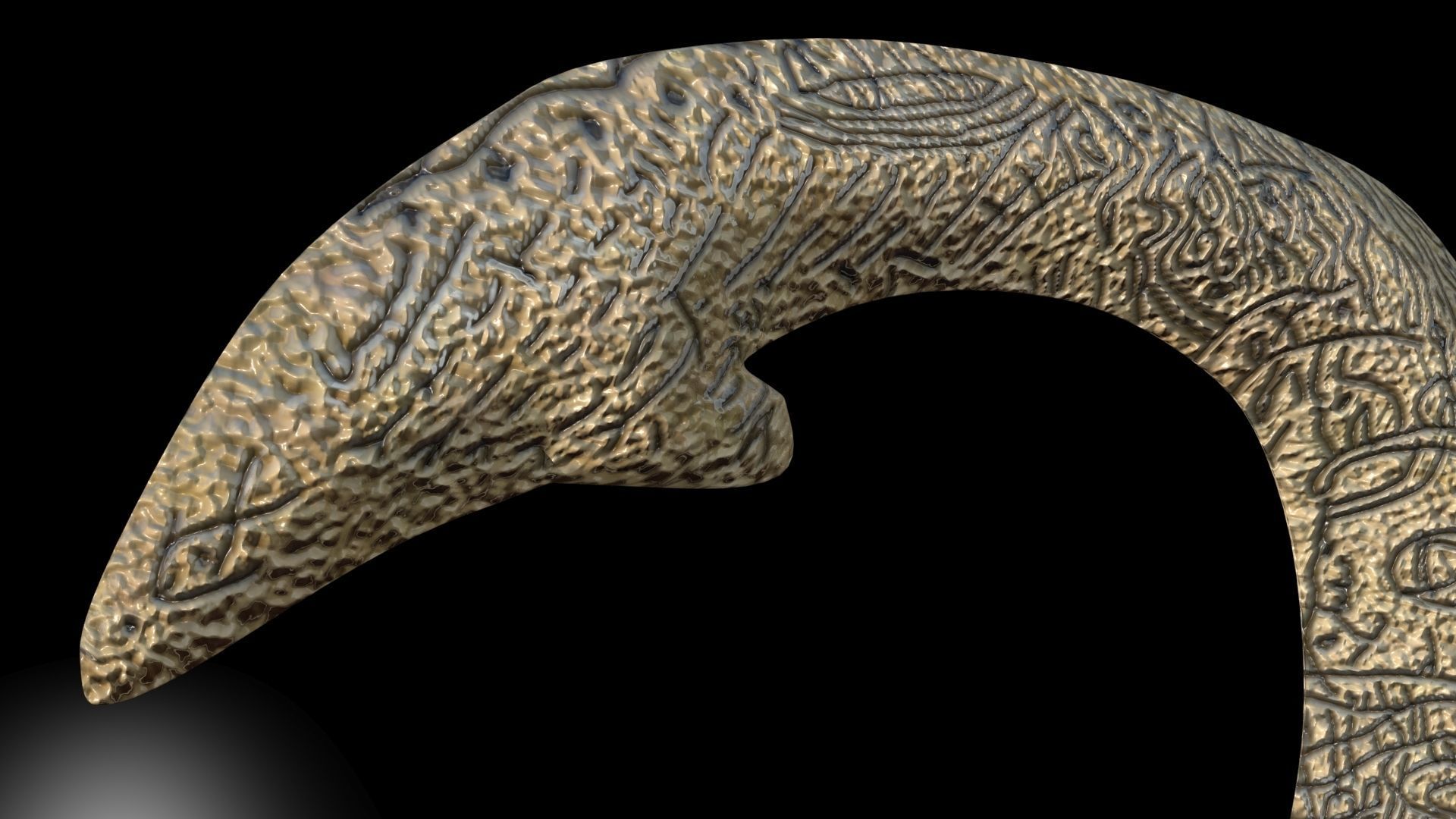 Maui Magical Hook High Quality Low-poly 3D model_35