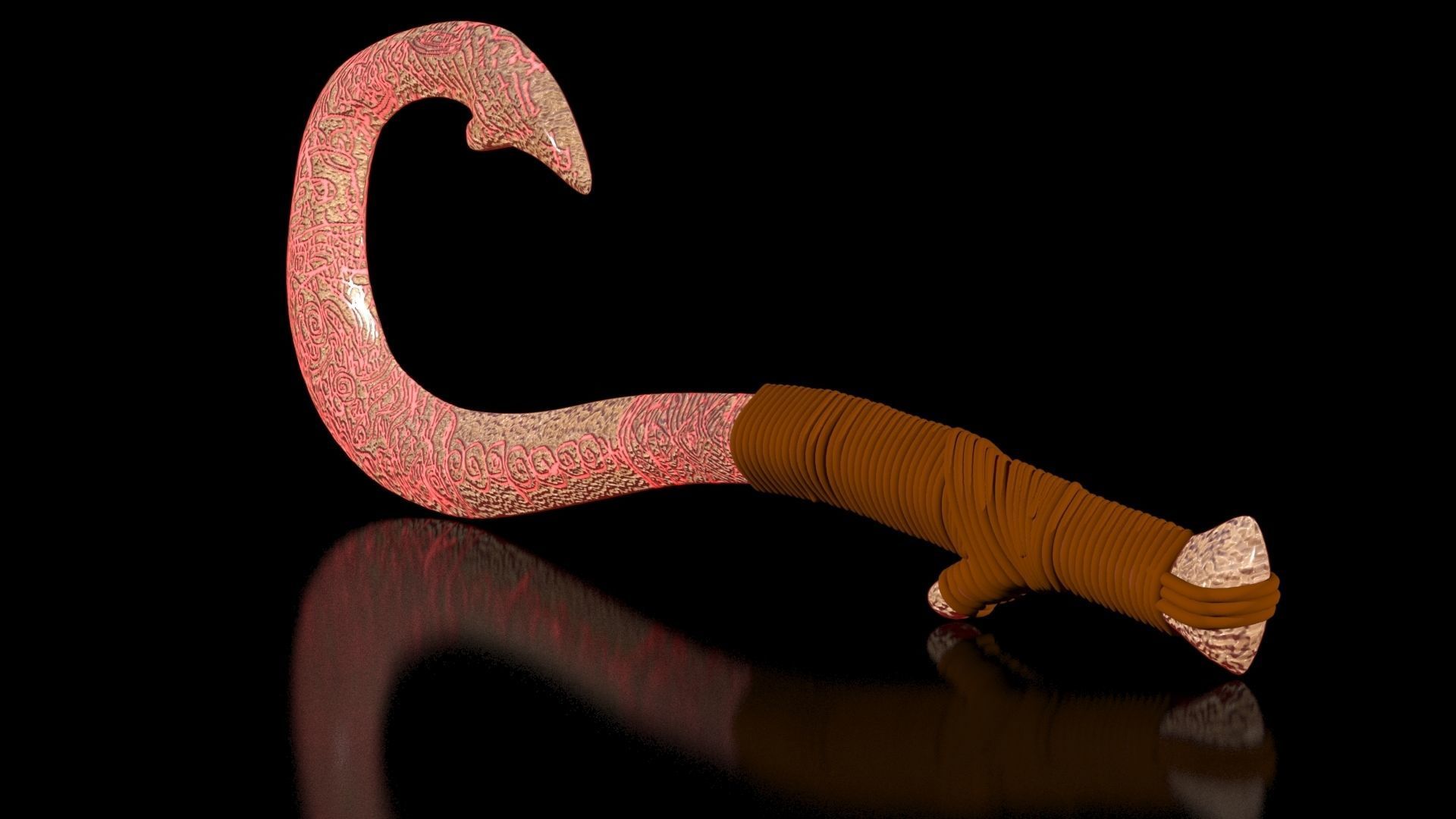 Maui Magical Hook High Quality Low-poly 3D model_5