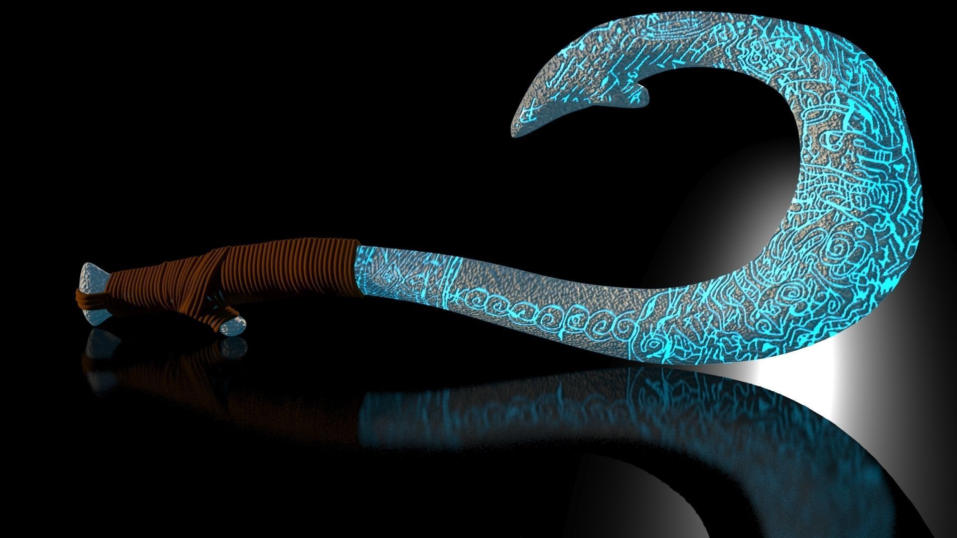 Maui Magical Hook High Quality Low-poly 3D model_24