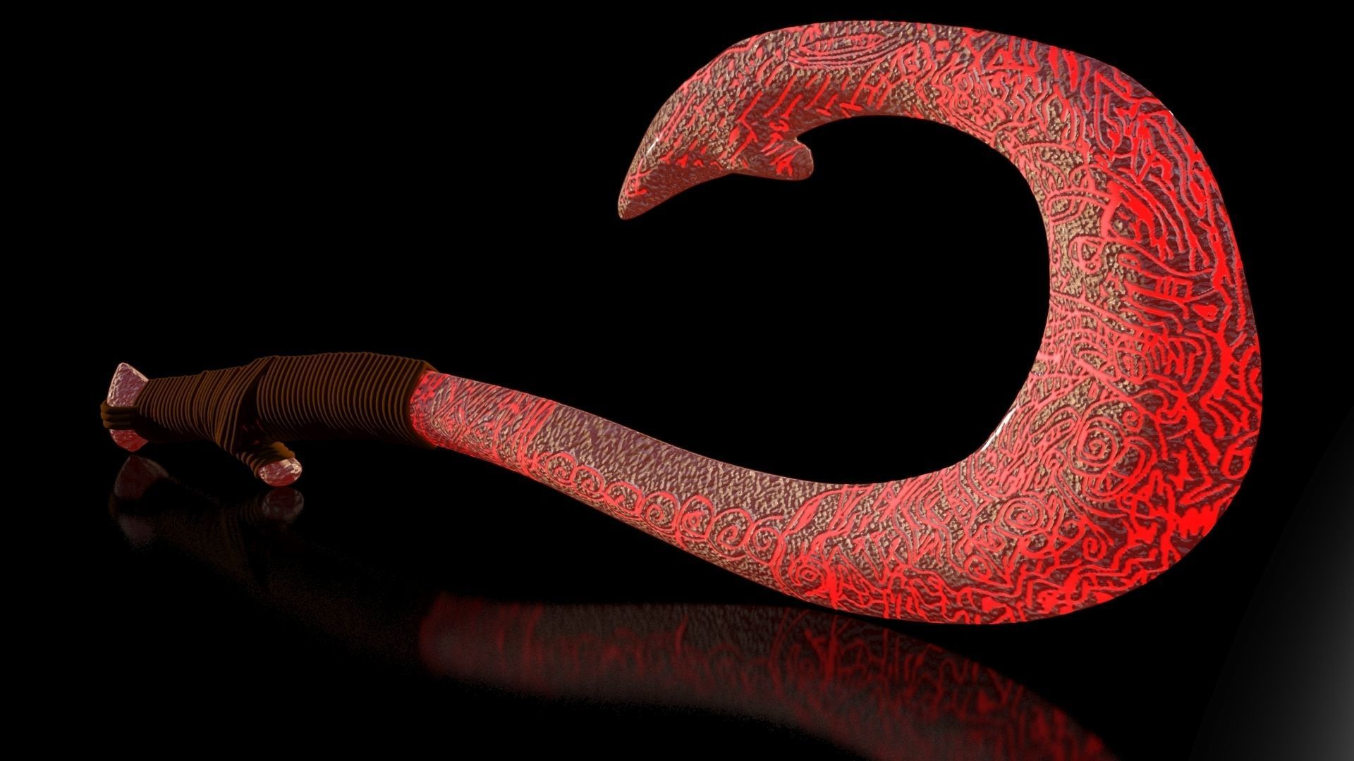 Maui Magical Hook High Quality Low-poly 3D model_17