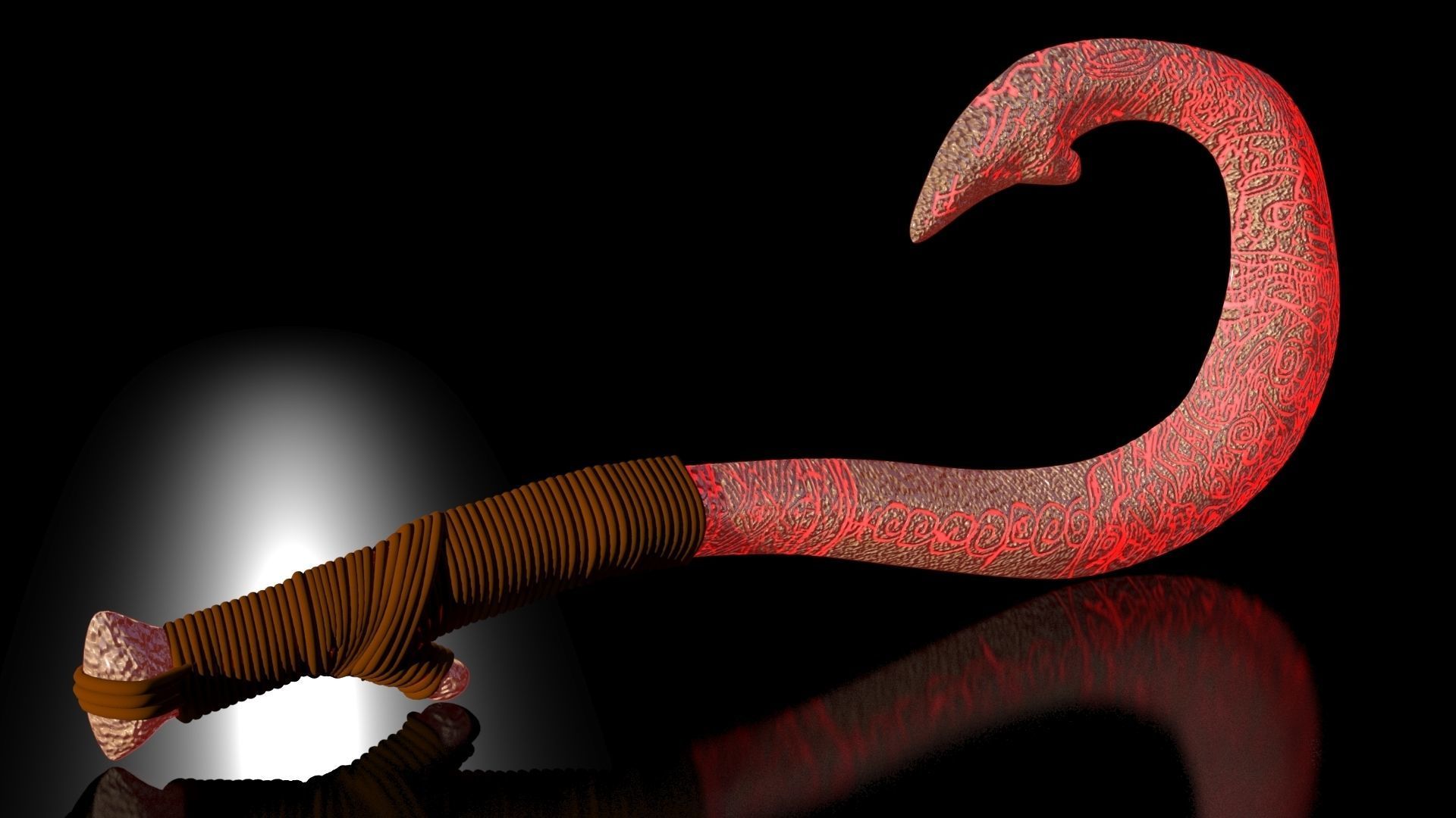 Maui Magical Hook High Quality Low-poly 3D model_21