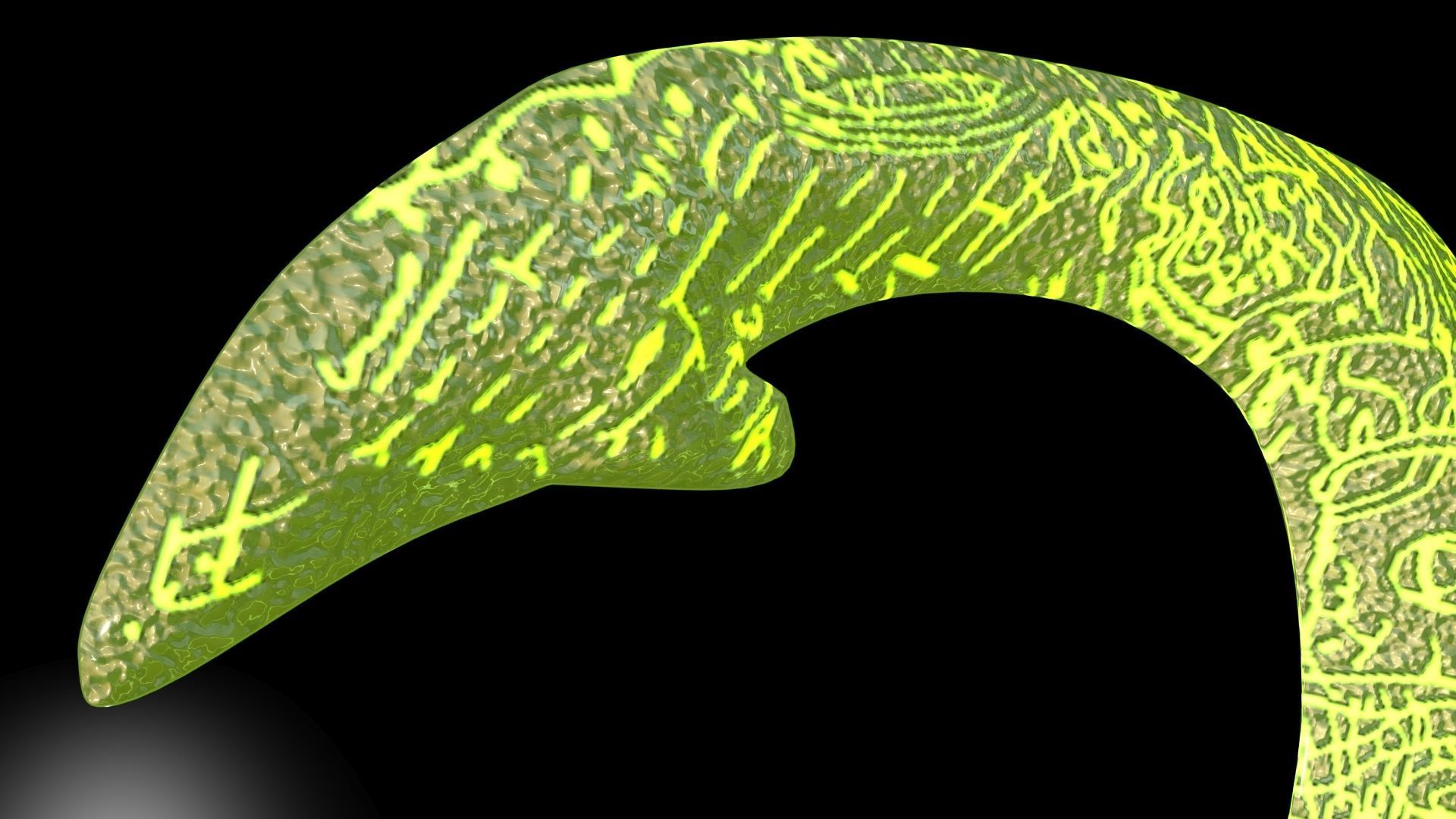 Maui Magical Hook High Quality Low-poly 3D model_34