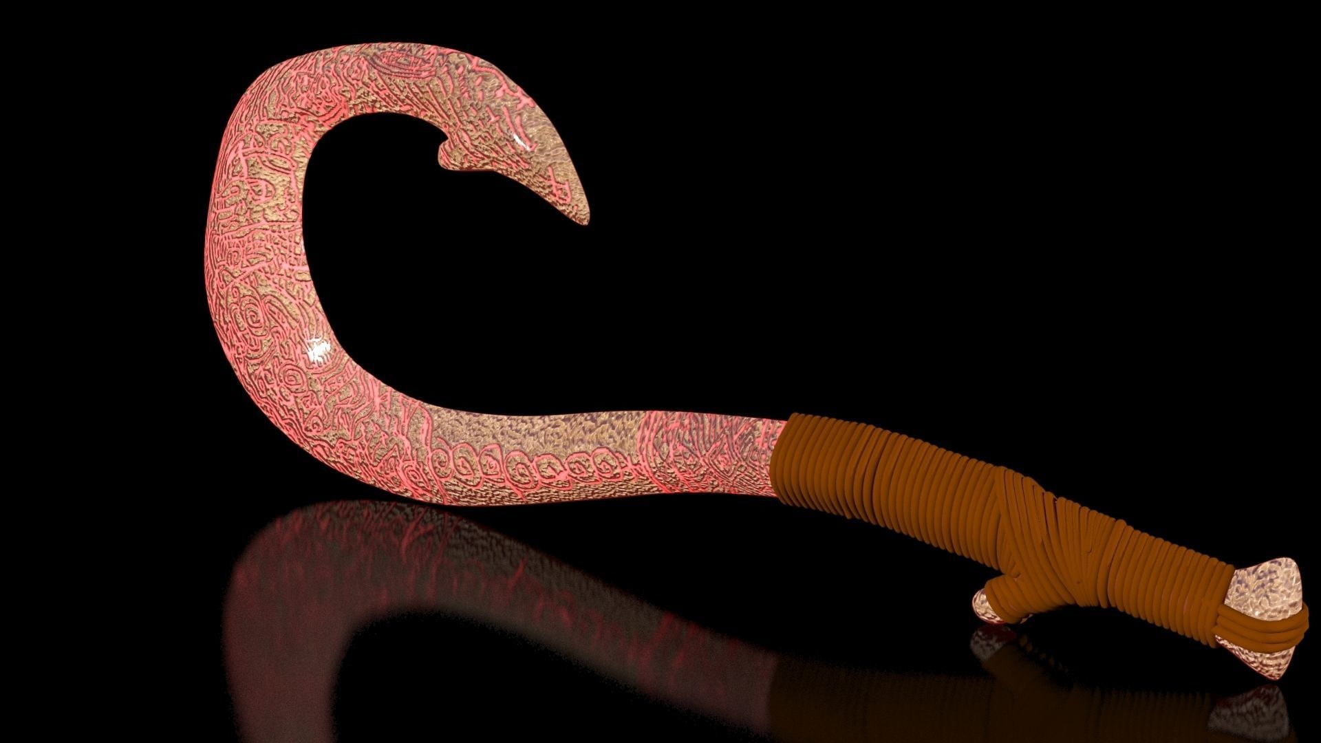Maui Magical Hook High Quality Low-poly 3D model_13