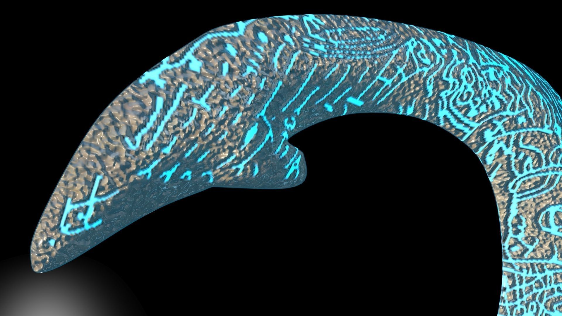 Maui Magical Hook High Quality Low-poly 3D model_32