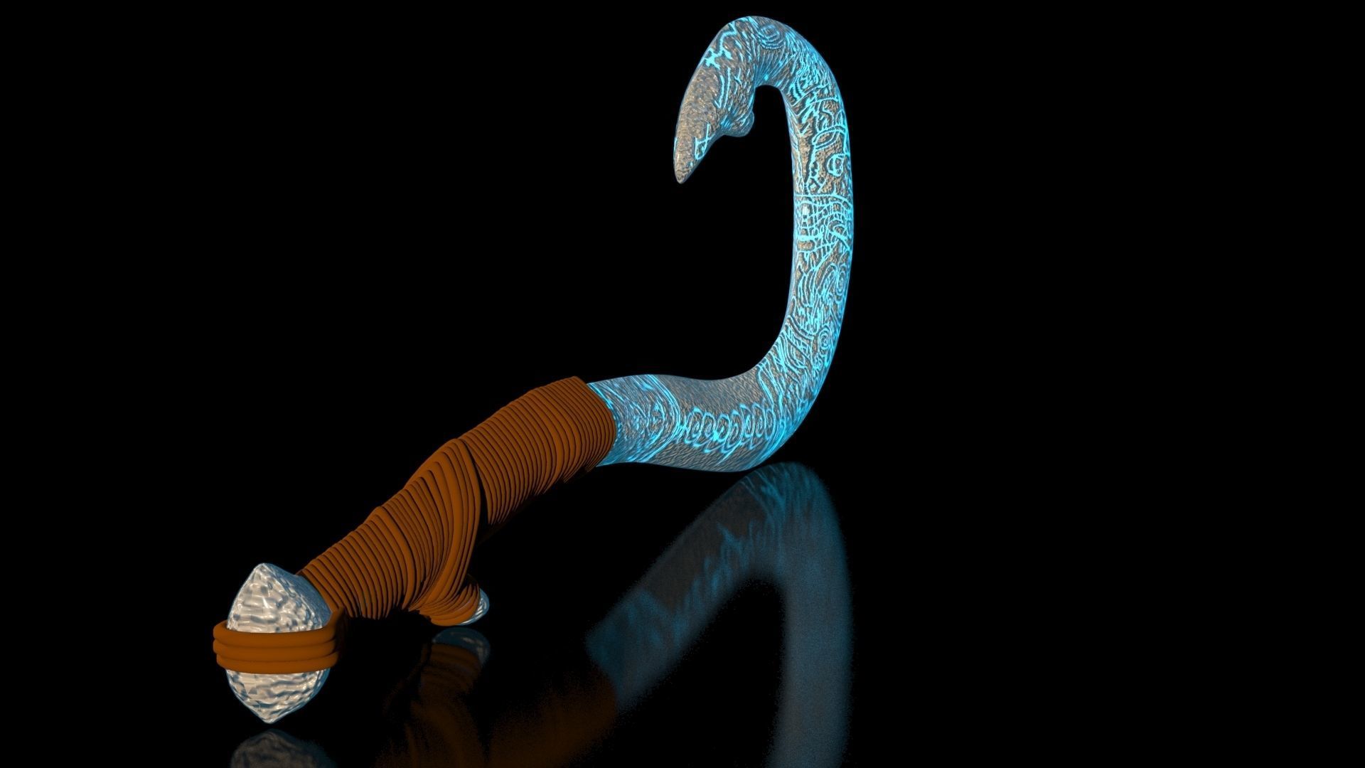 Maui Magical Hook High Quality Low-poly 3D model_8