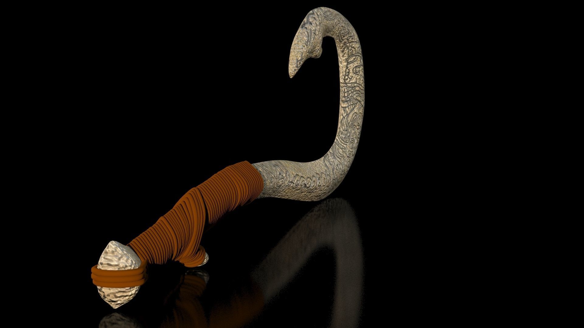 Maui Magical Hook High Quality Low-poly 3D model_11