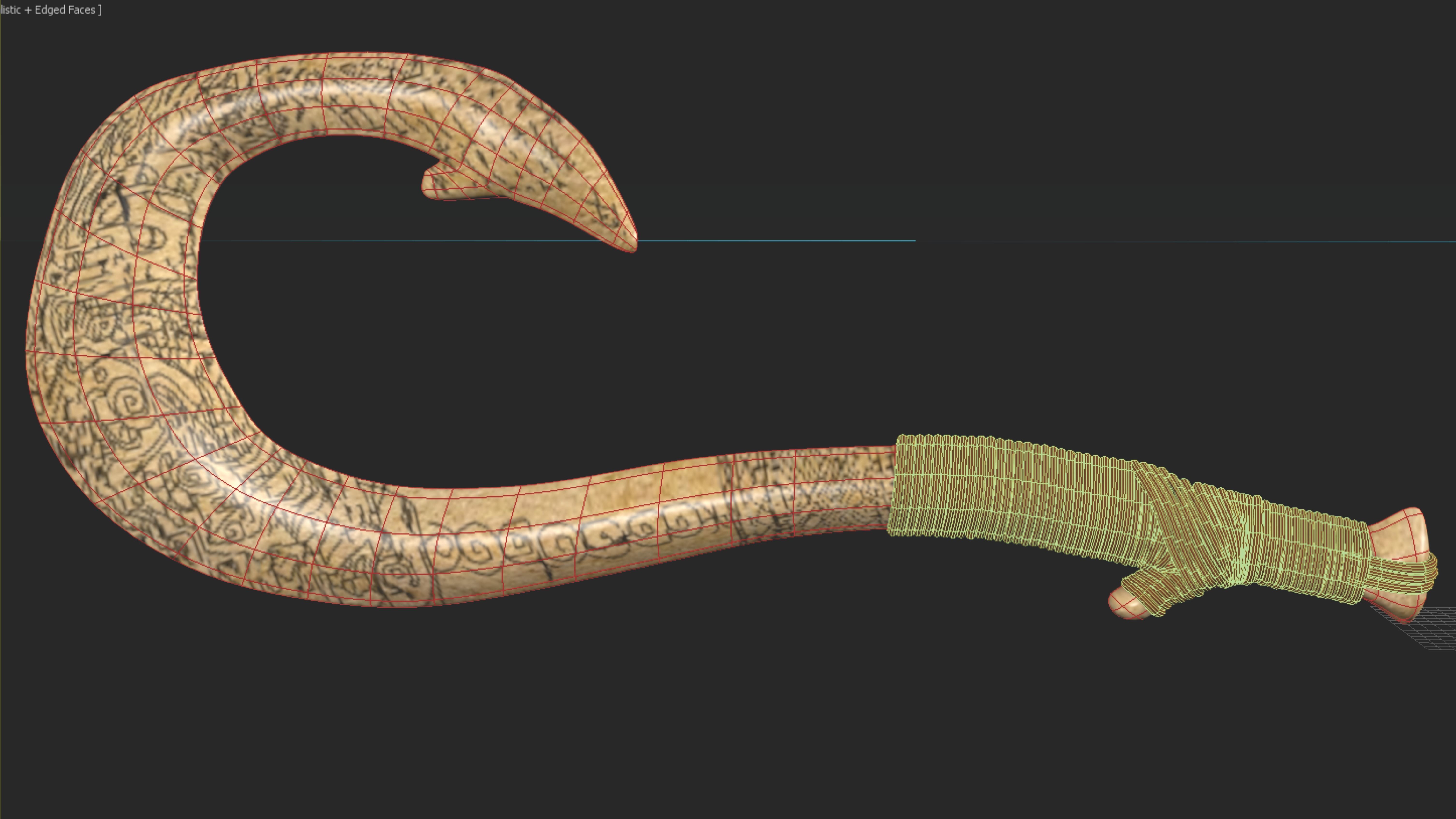 Maui Magical Hook High Quality Low-poly 3D model_36