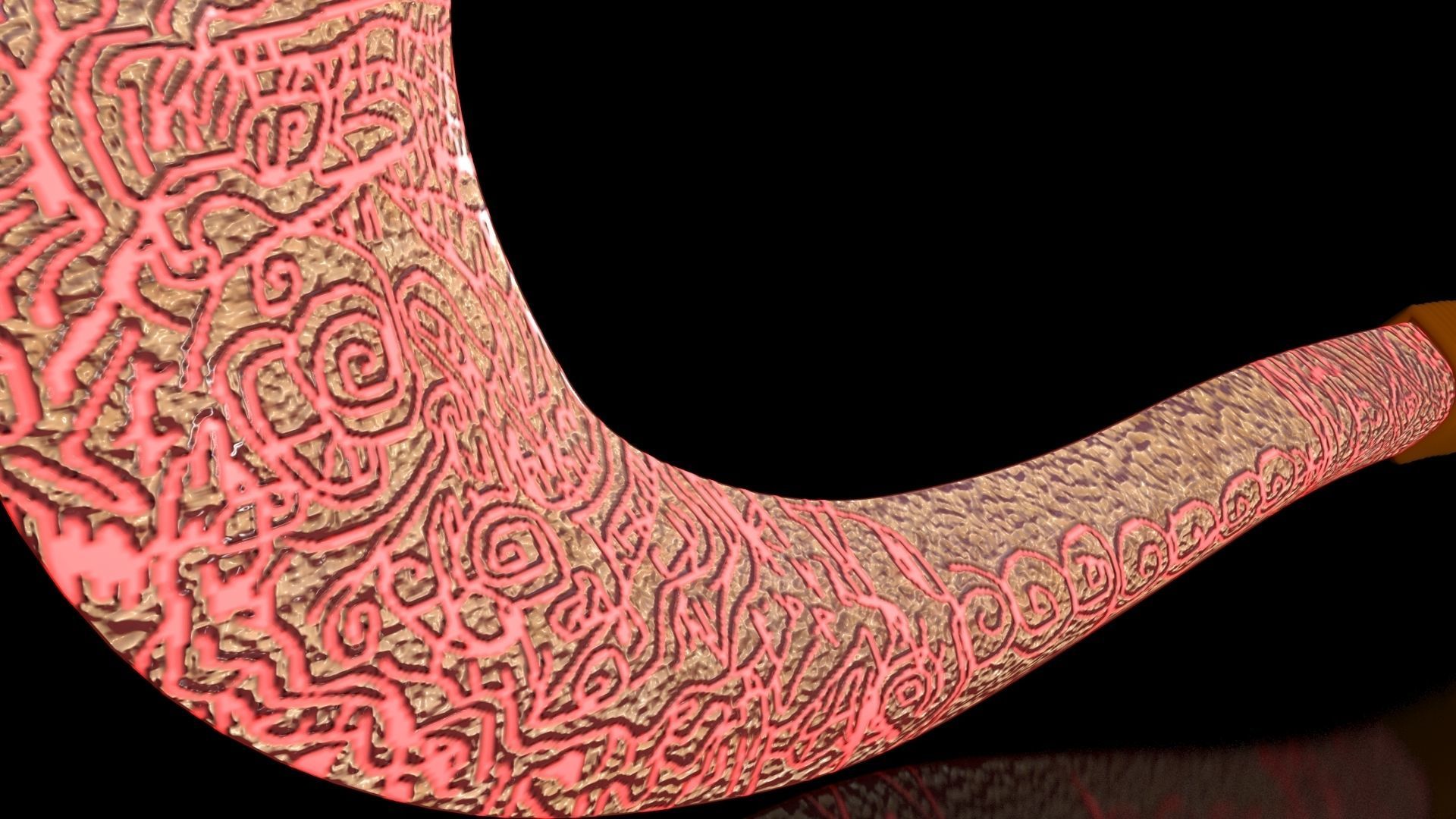 Maui Magical Hook High Quality Low-poly 3D model_29