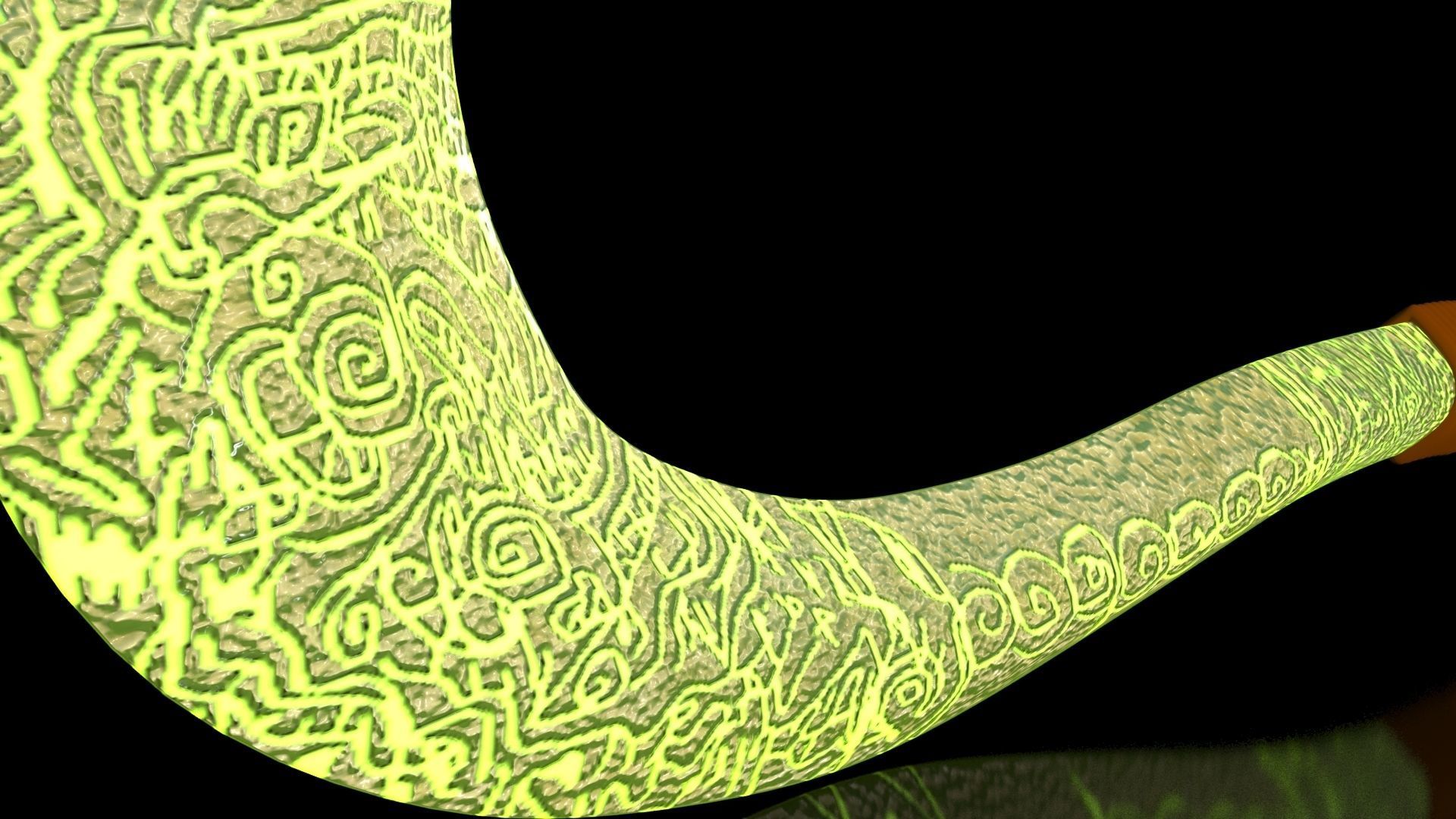 Maui Magical Hook High Quality Low-poly 3D model_30