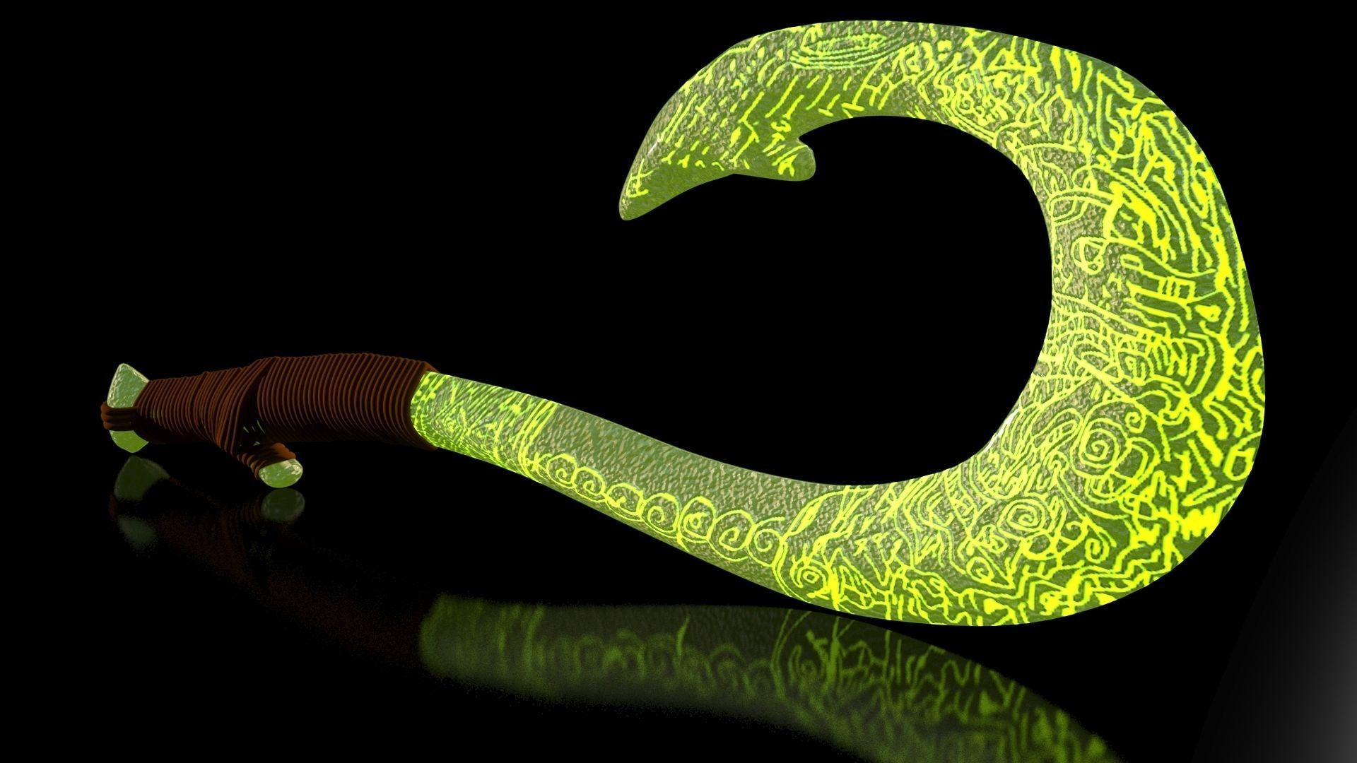 Maui Magical Hook High Quality Low-poly 3D model_18