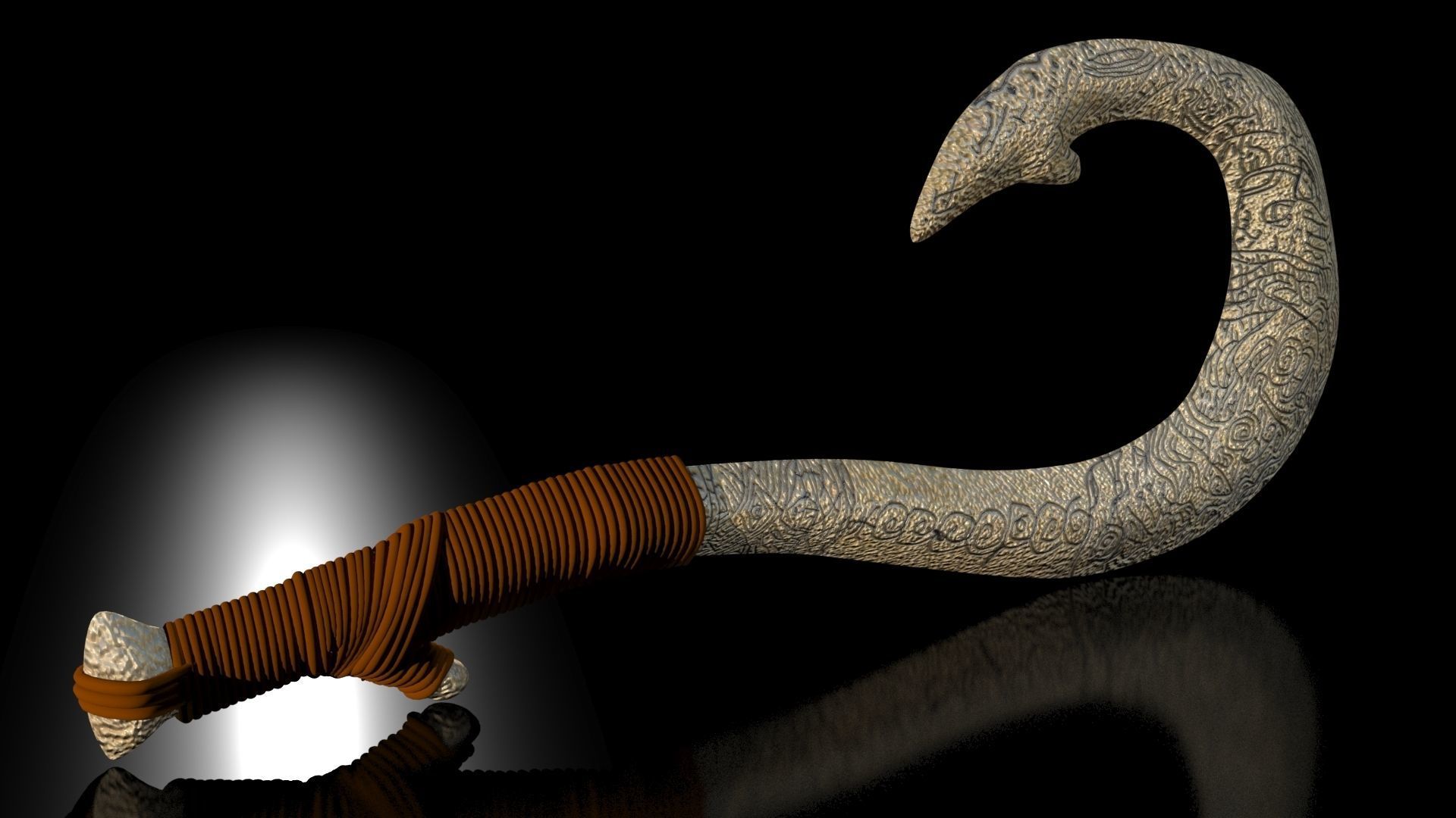 Maui Magical Hook High Quality Low-poly 3D model_27