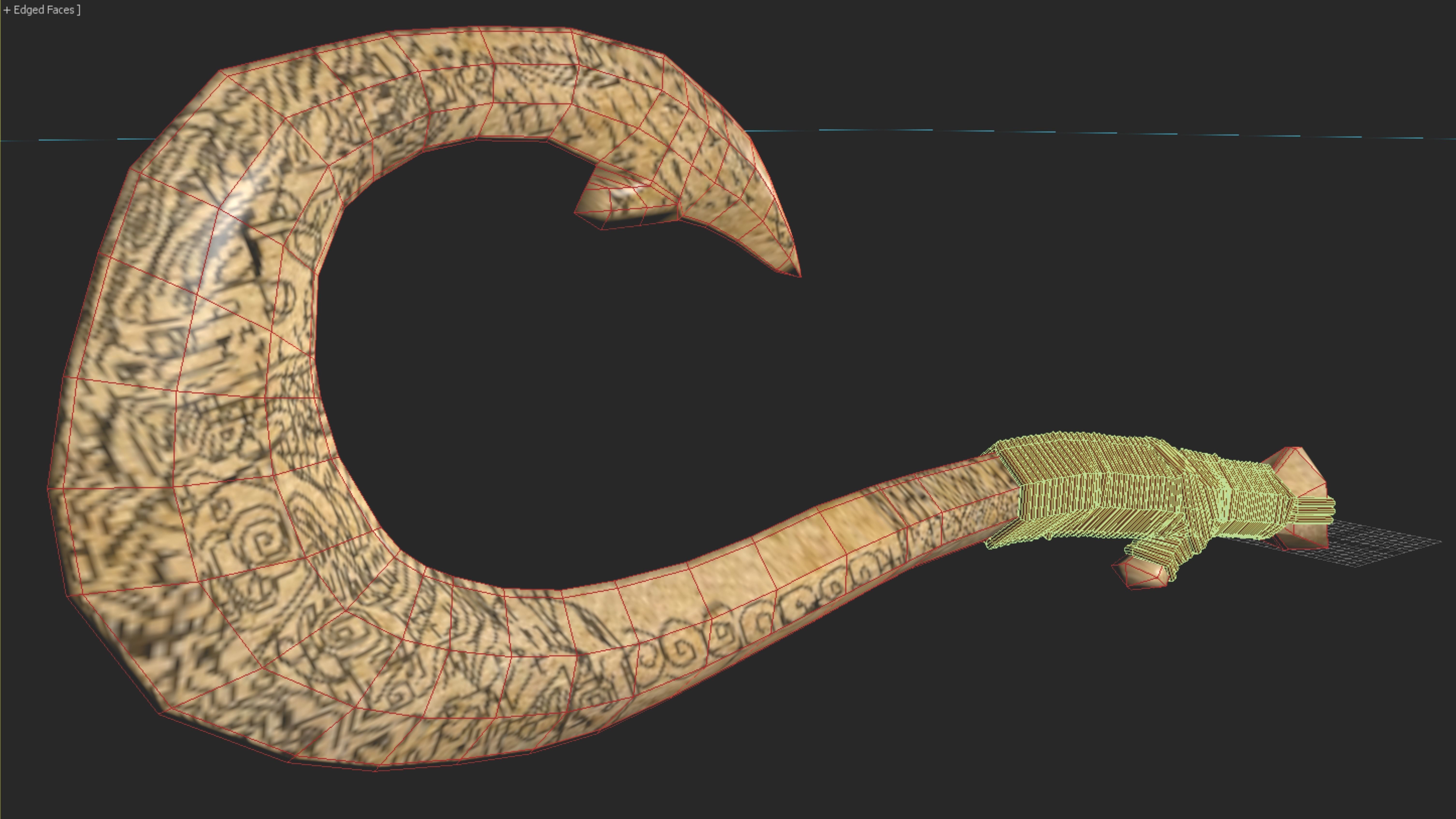 Maui Magical Hook High Quality Low-poly 3D model_38