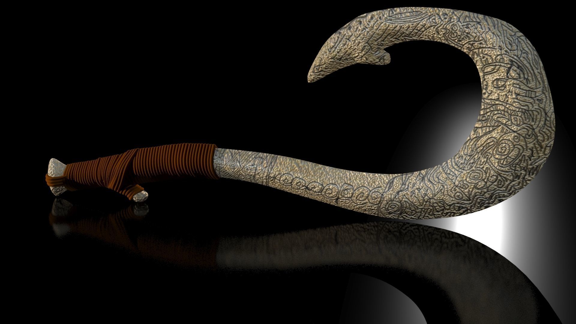 Maui Magical Hook High Quality Low-poly 3D model_23