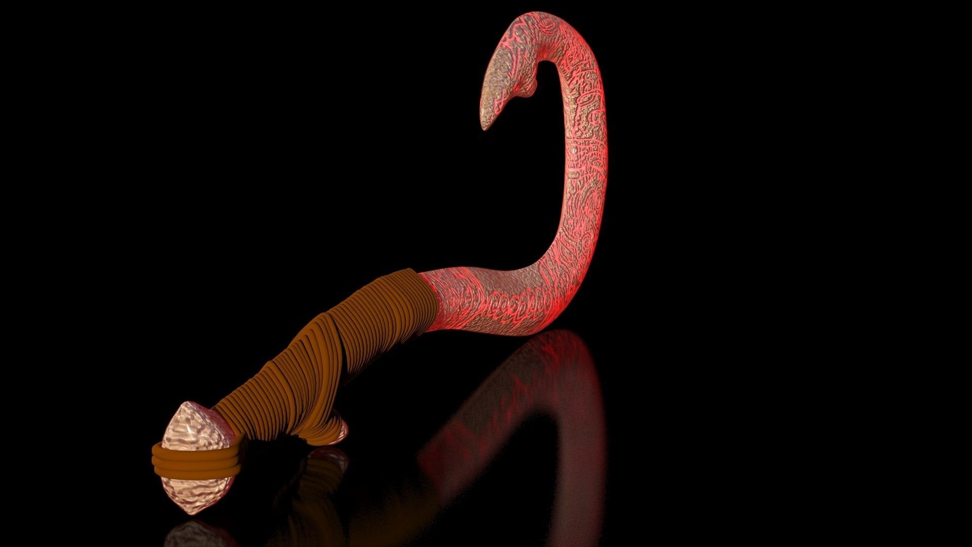 Maui Magical Hook High Quality Low-poly 3D model_9