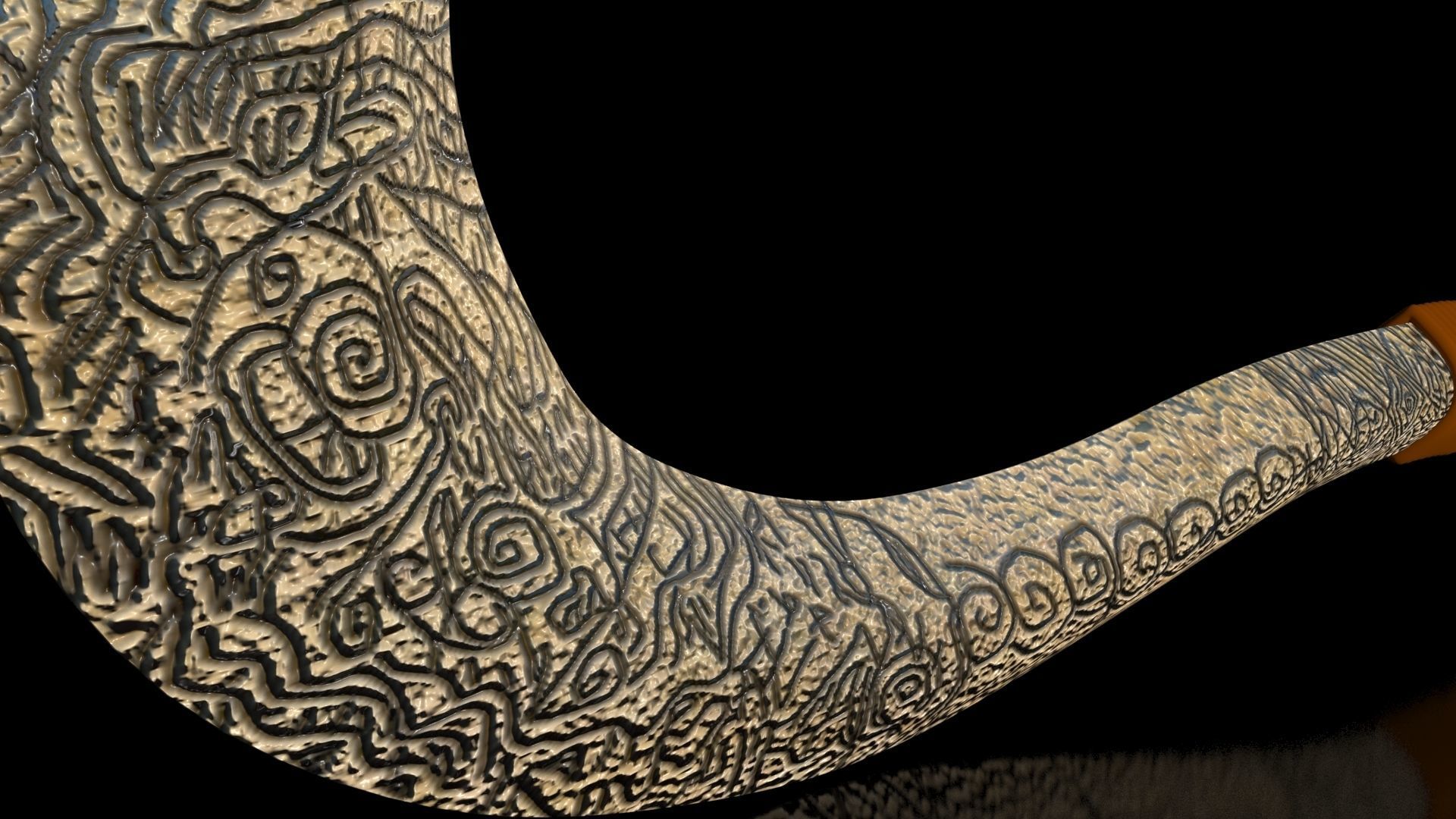 Maui Magical Hook High Quality Low-poly 3D model_31