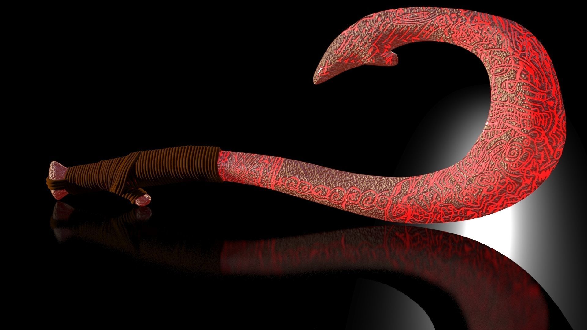 Maui Magical Hook High Quality Low-poly 3D model_25
