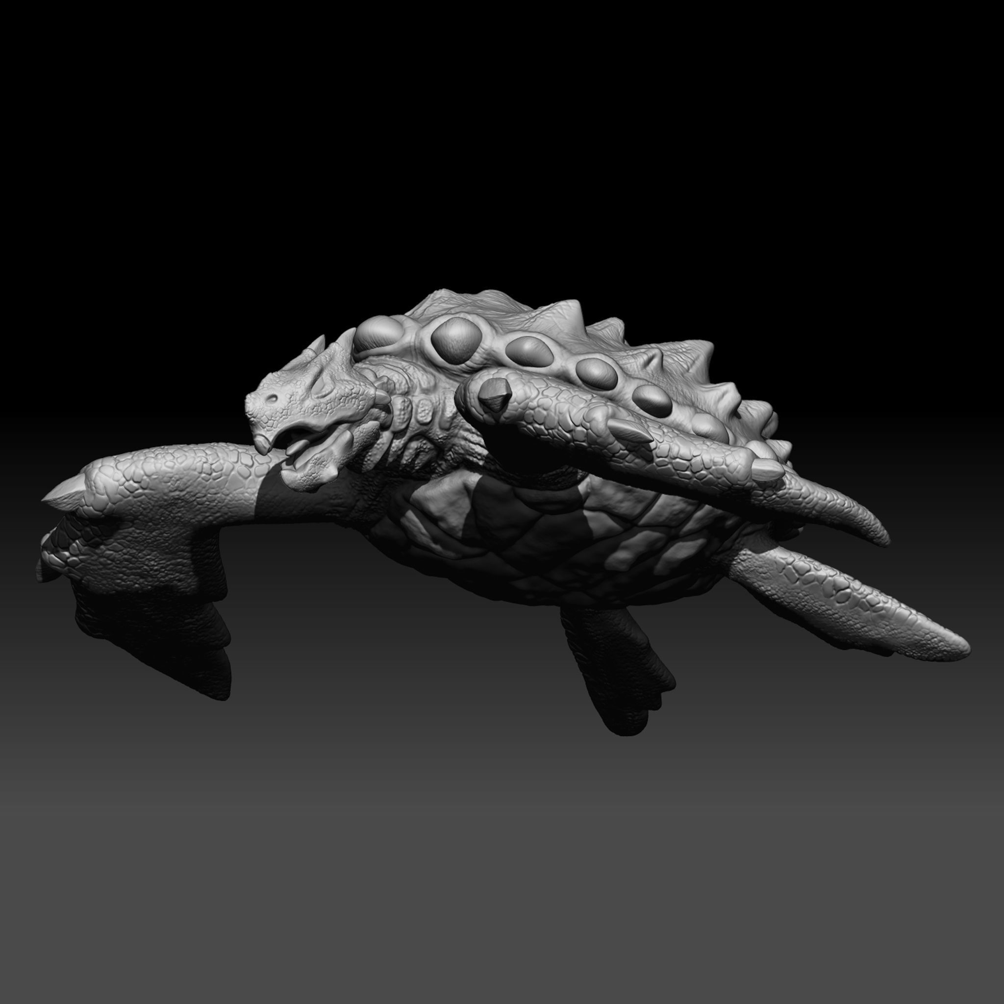 Dragon Turtle 3D model | CGTrader