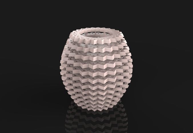 Artistic Lampshade 1 Free 3D print model