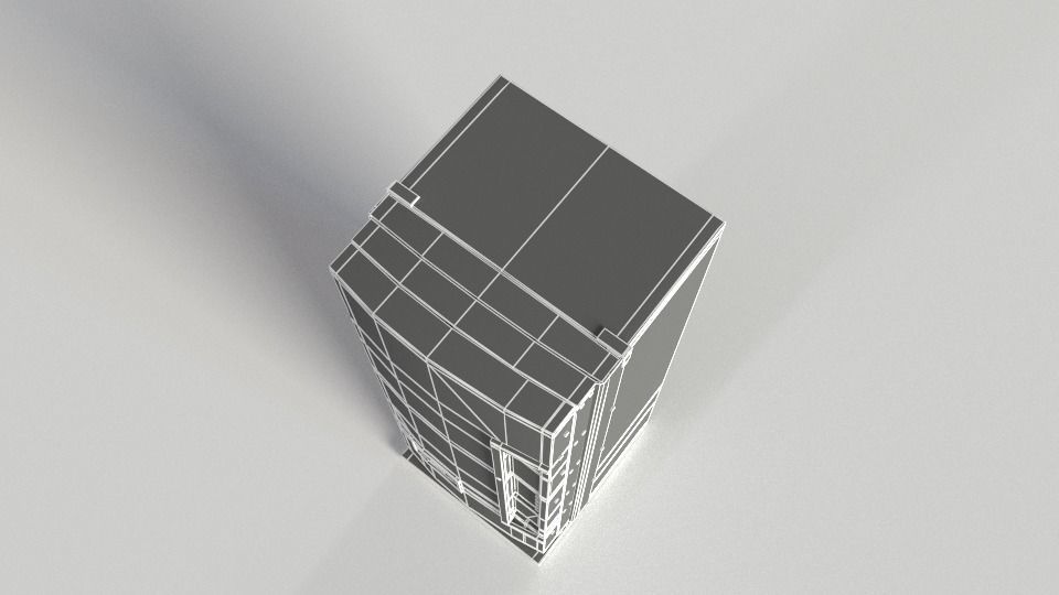 Coca-Cola Vending Machine Low-poly 3D model_7