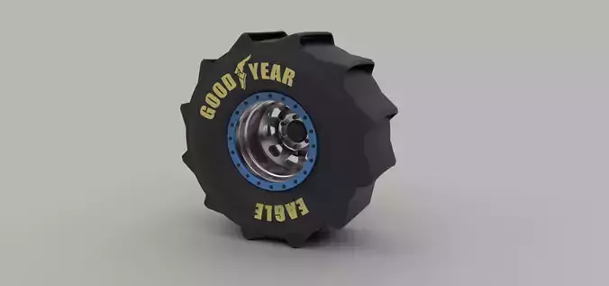 Wheel for mud drag racing