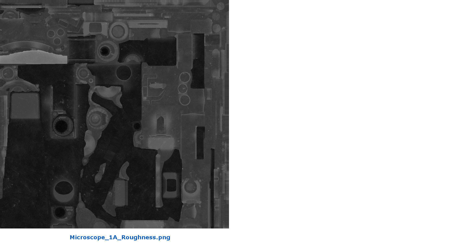 Microscope 1A Low-poly 3D model_8