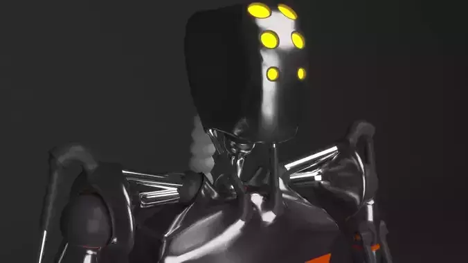 Rigged Synth Character