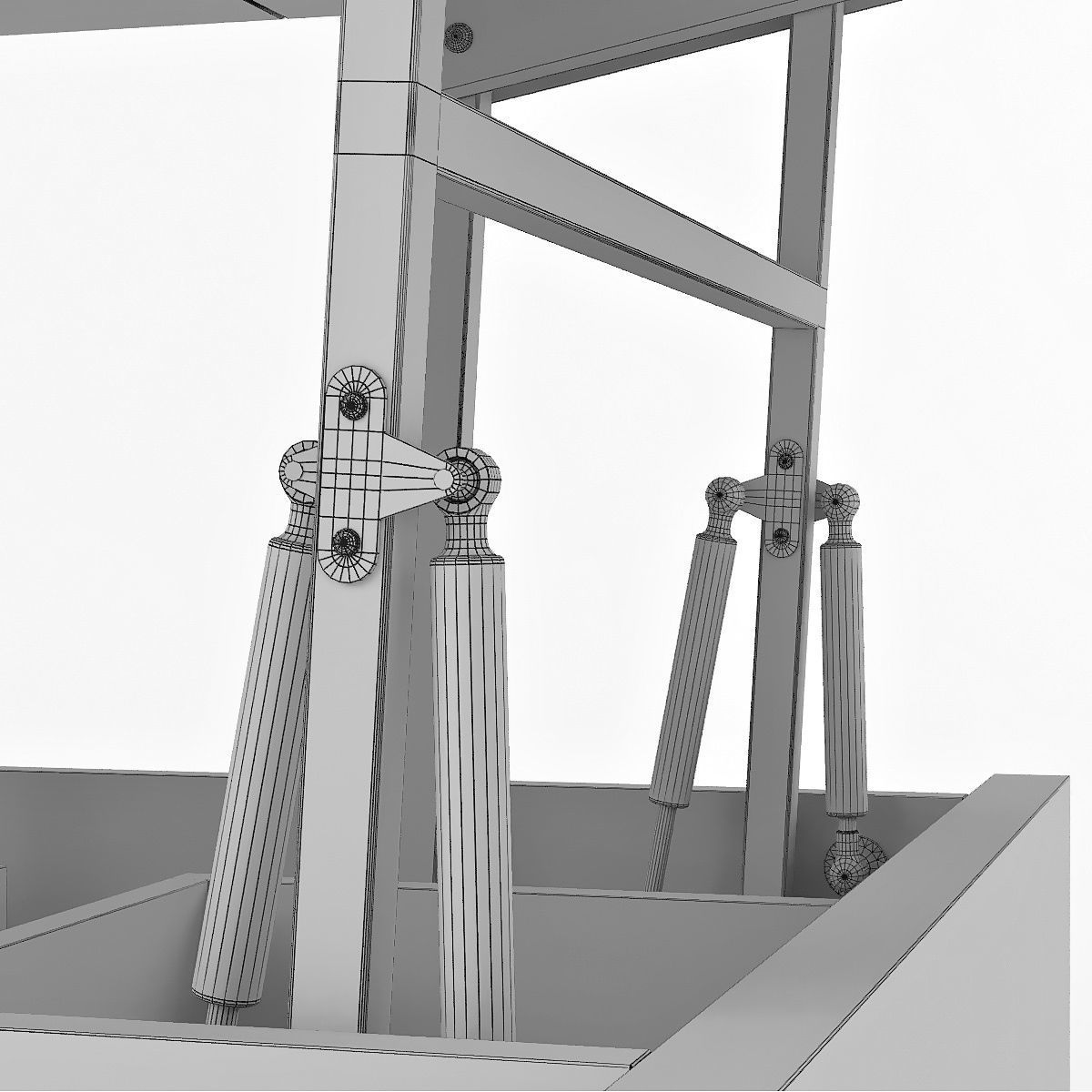 Coffee Table Bari by Zegen 3D model_4