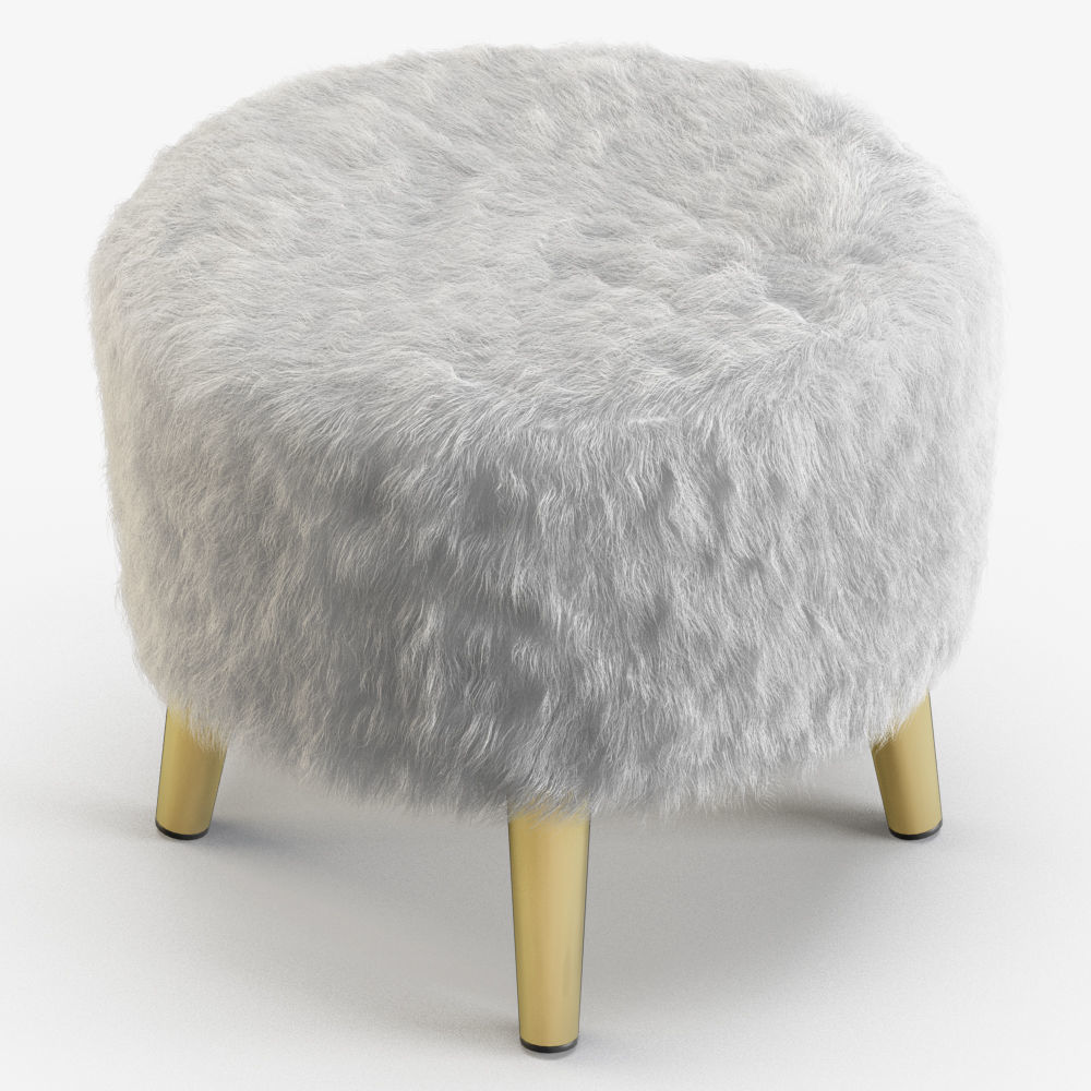 Maher Ottoman 3D model_2