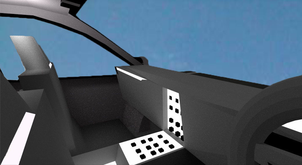 Aa-03 Sedan Car  MPV Low-poly 3D model_3