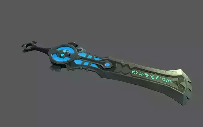 Gravekeeper sword with lights