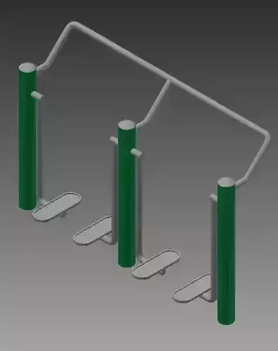 toy pull up bar with two poles