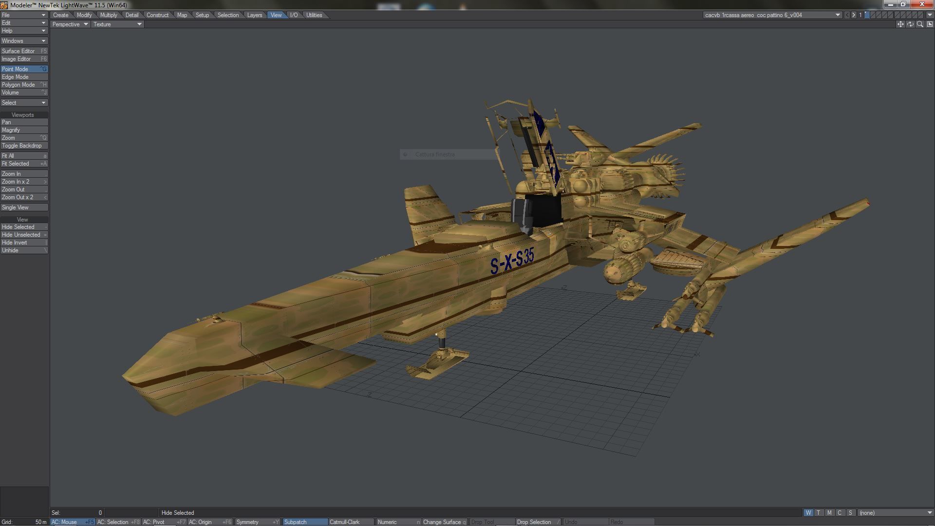 caccia   caprica   S-X-35 Low-poly 3D model_7