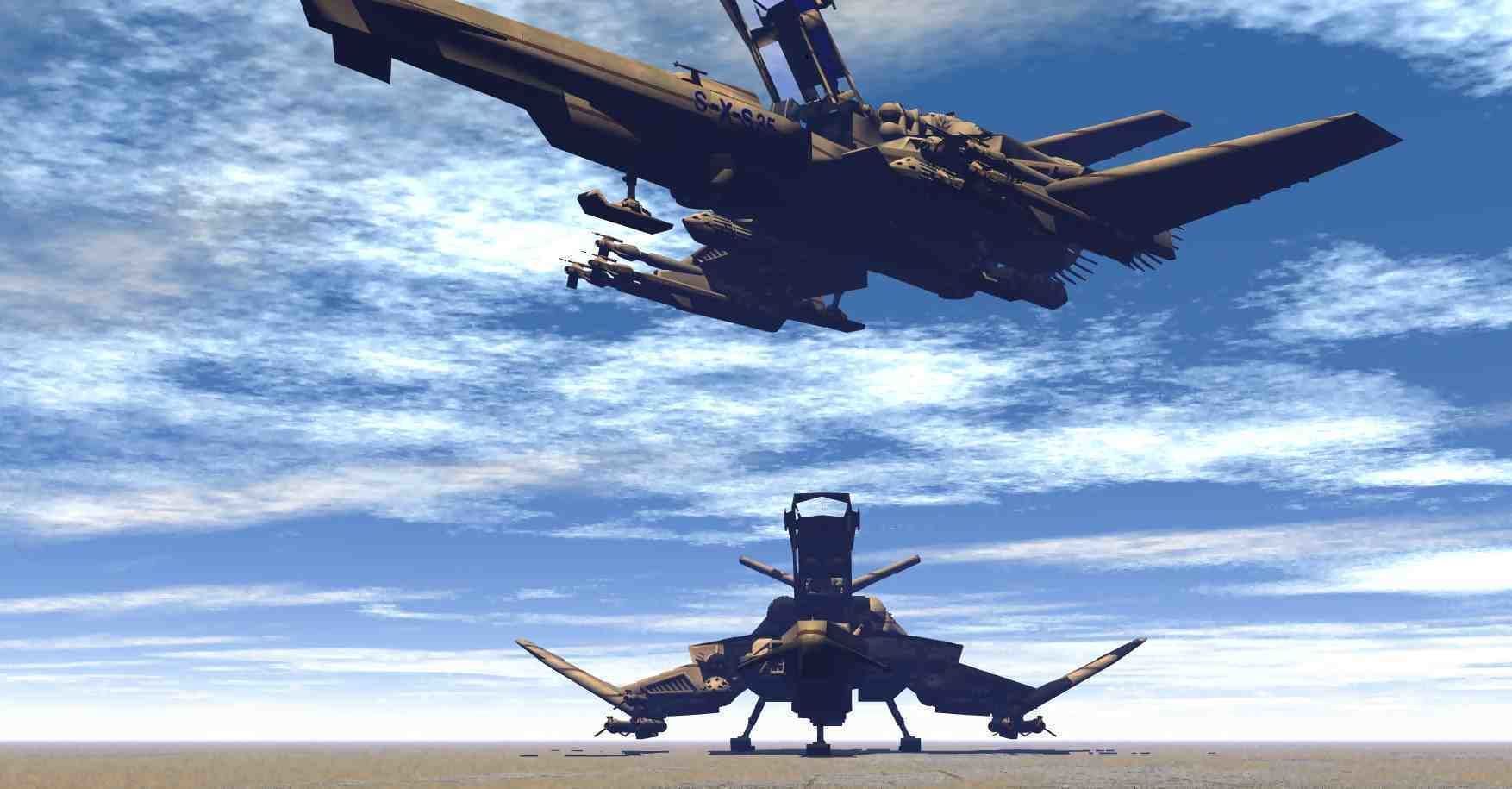 caccia   caprica   S-X-35 Low-poly 3D model_4