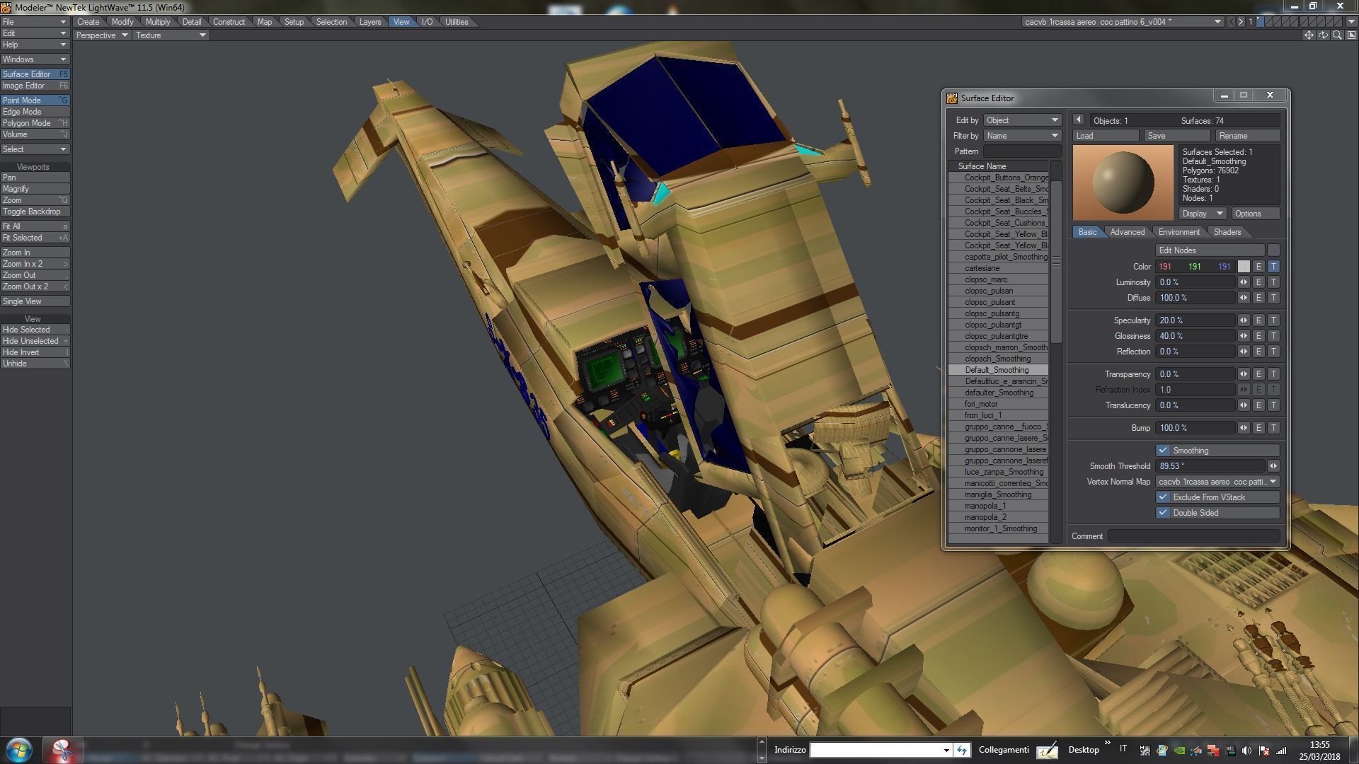 caccia   caprica   S-X-35 Low-poly 3D model_24