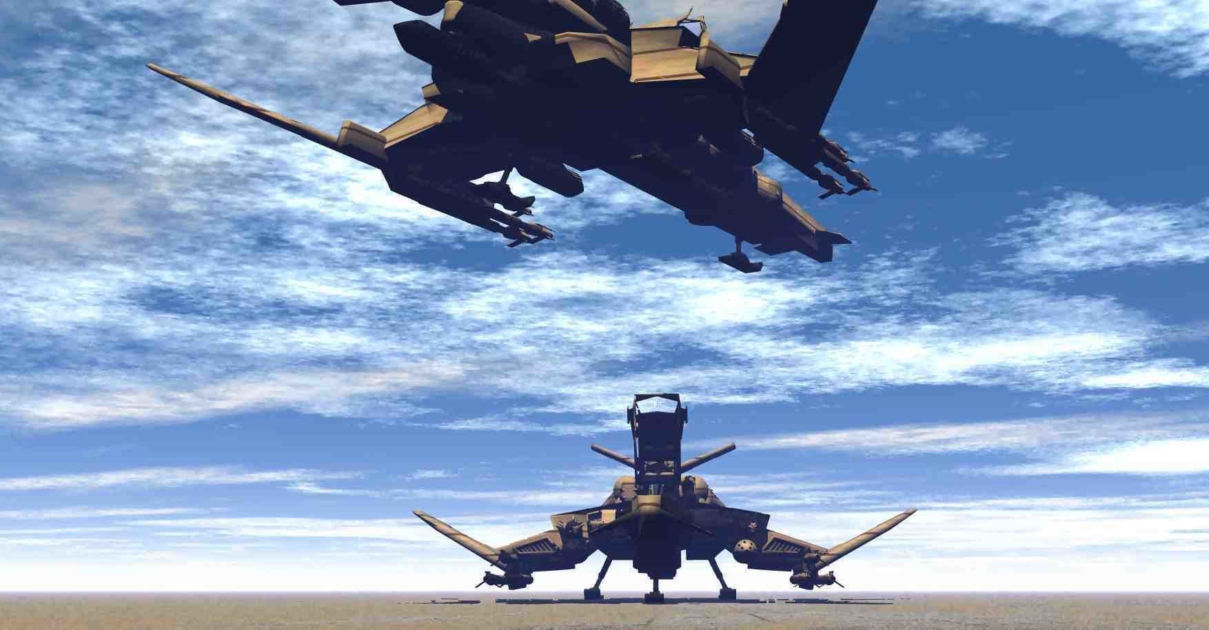 caccia   caprica   S-X-35 Low-poly 3D model_6