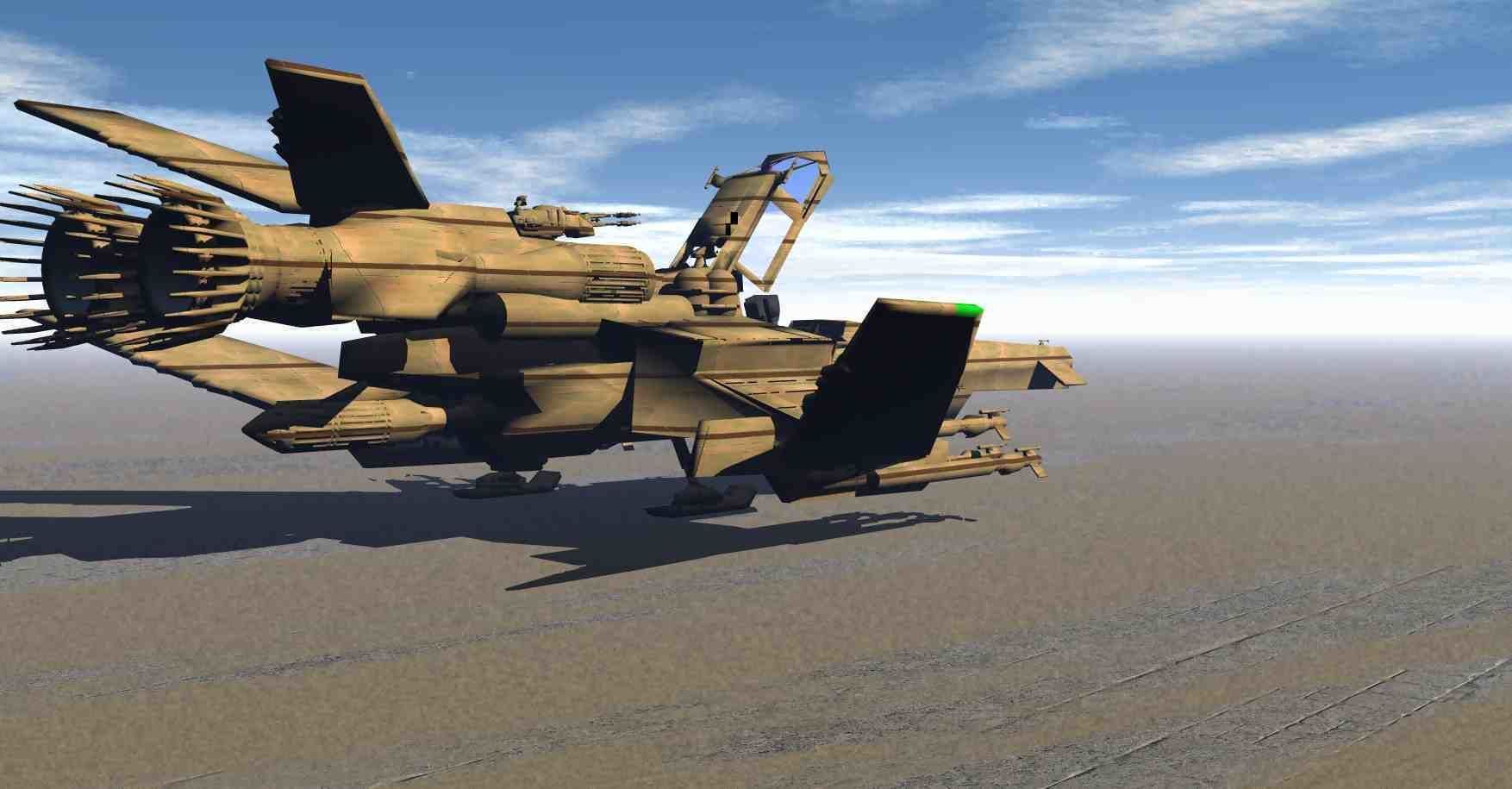 caccia   caprica   S-X-35 Low-poly 3D model_18