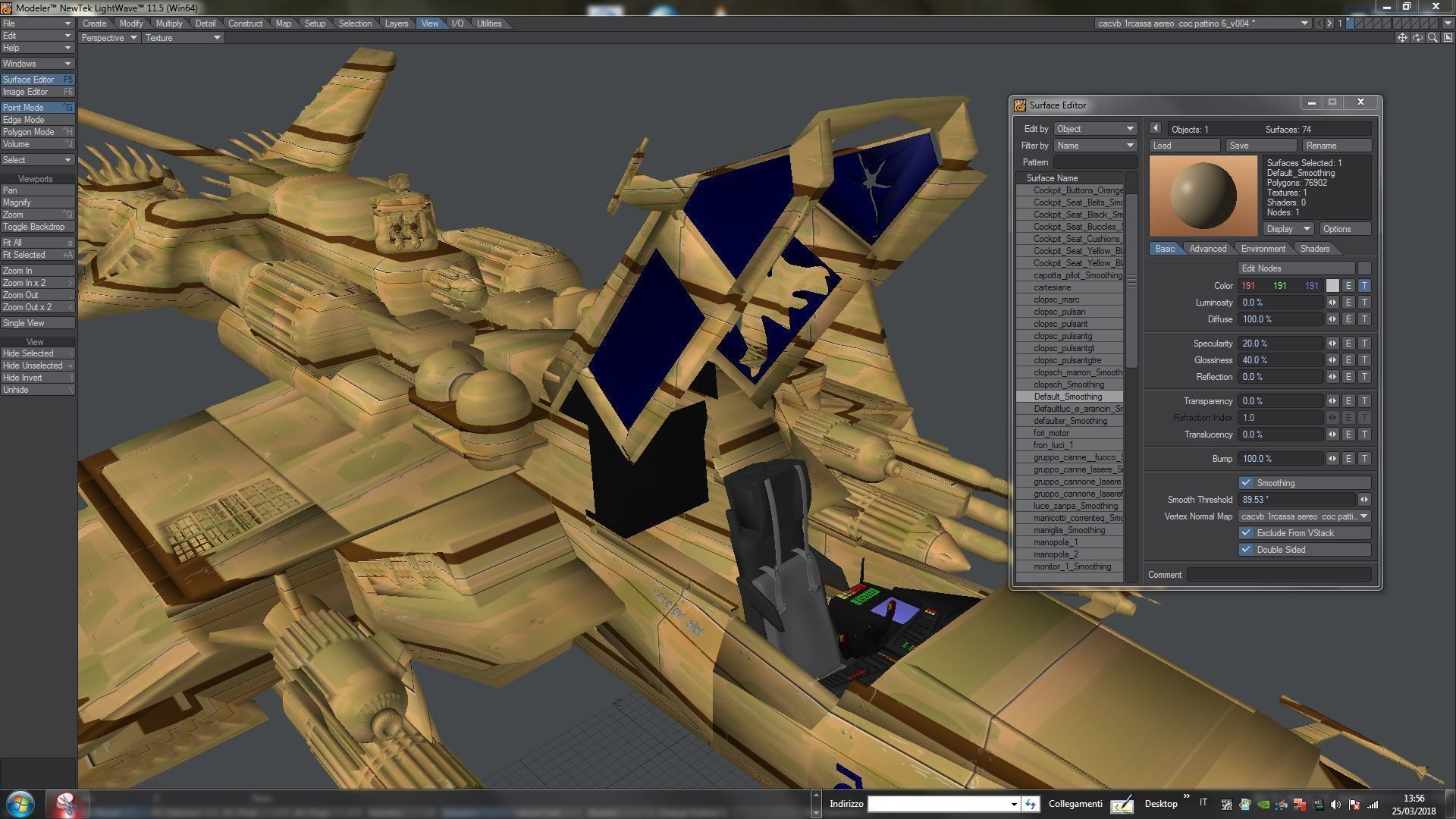 caccia   caprica   S-X-35 Low-poly 3D model_25